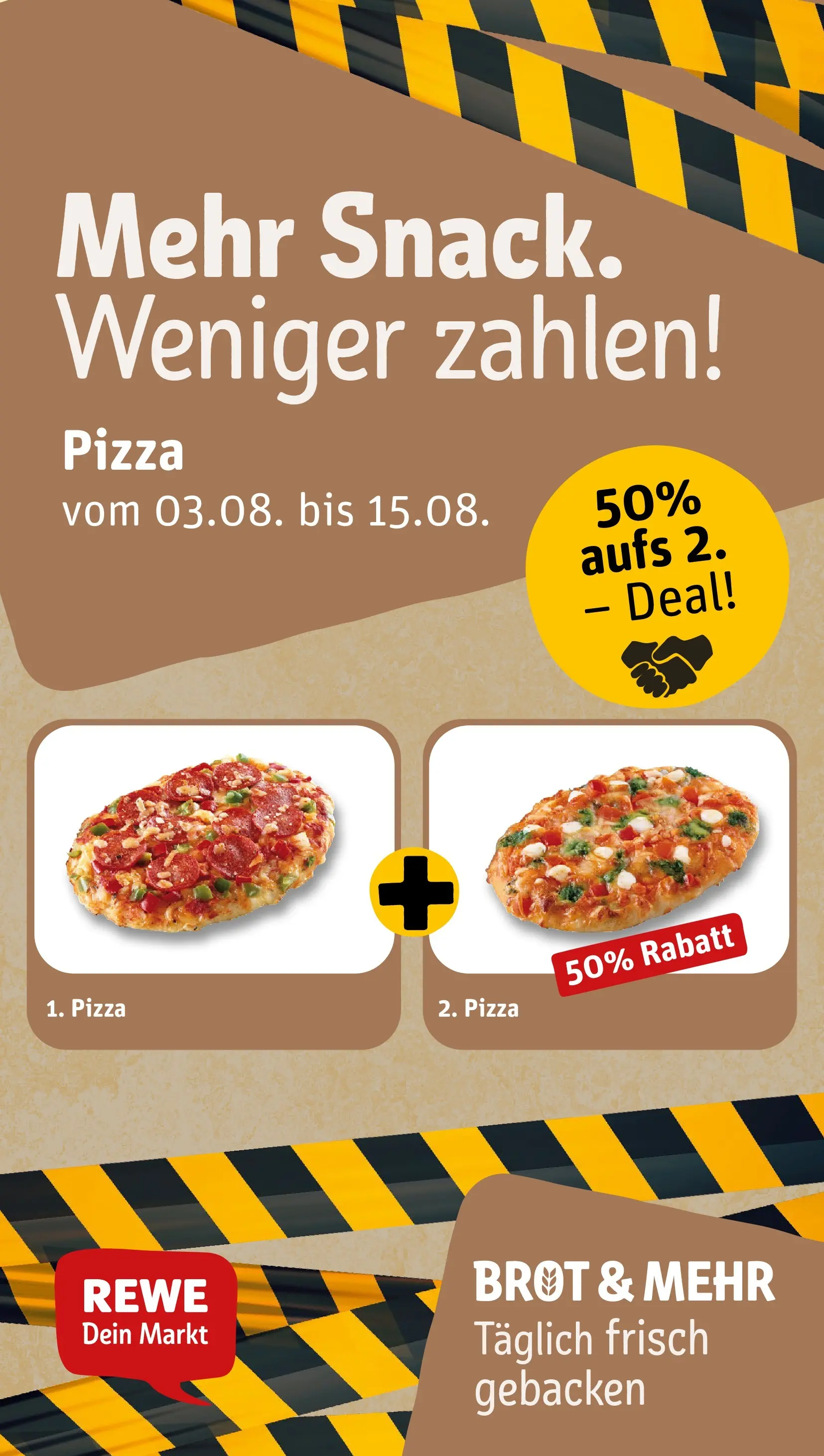 REWE Prospekt ab 03.08.2026 zum Blättern » Angebote | Seite: 30 | Produkte: Brot, Pizza