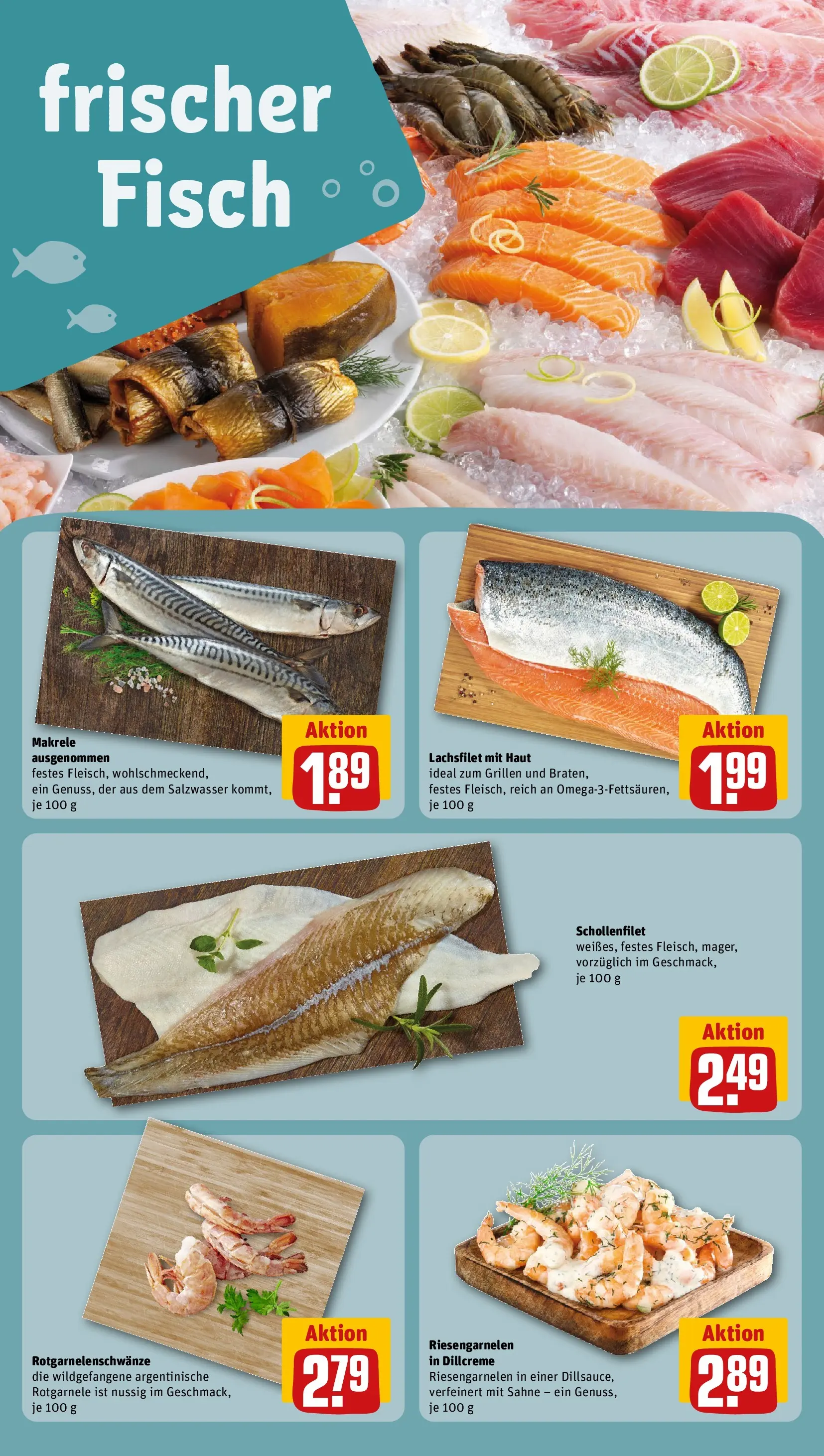 REWE Prospekt ab 03.08.2026 zum Blättern » Angebote | Seite: 32 | Produkte: Fisch, Sahne