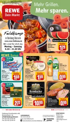 Rewe Prospekt Duisburg / Duissern ab 03.08.2026 gültig Rewe Prospekt Duisburg / Duissern ab 03.08.2026 gültig