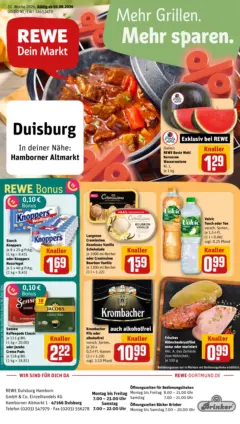 Rewe Prospekt Duisburg ab 03.08.2026 gültig Rewe Prospekt Duisburg ab 03.08.2026 gültig