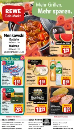 Rewe Prospekt Waltrop ab 03.08.2026 gültig Rewe Prospekt Waltrop ab 03.08.2026 gültig