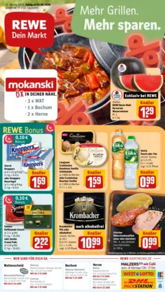 Rewe Prospekt Bochum ab 03.08.2026 gültig Rewe Prospekt Bochum ab 03.08.2026 gültig
