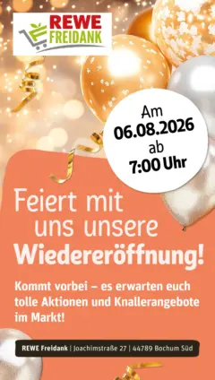 Rewe Prospekt Bochum ab 03.08.2026 gültig Rewe Prospekt Bochum ab 03.08.2026 gültig