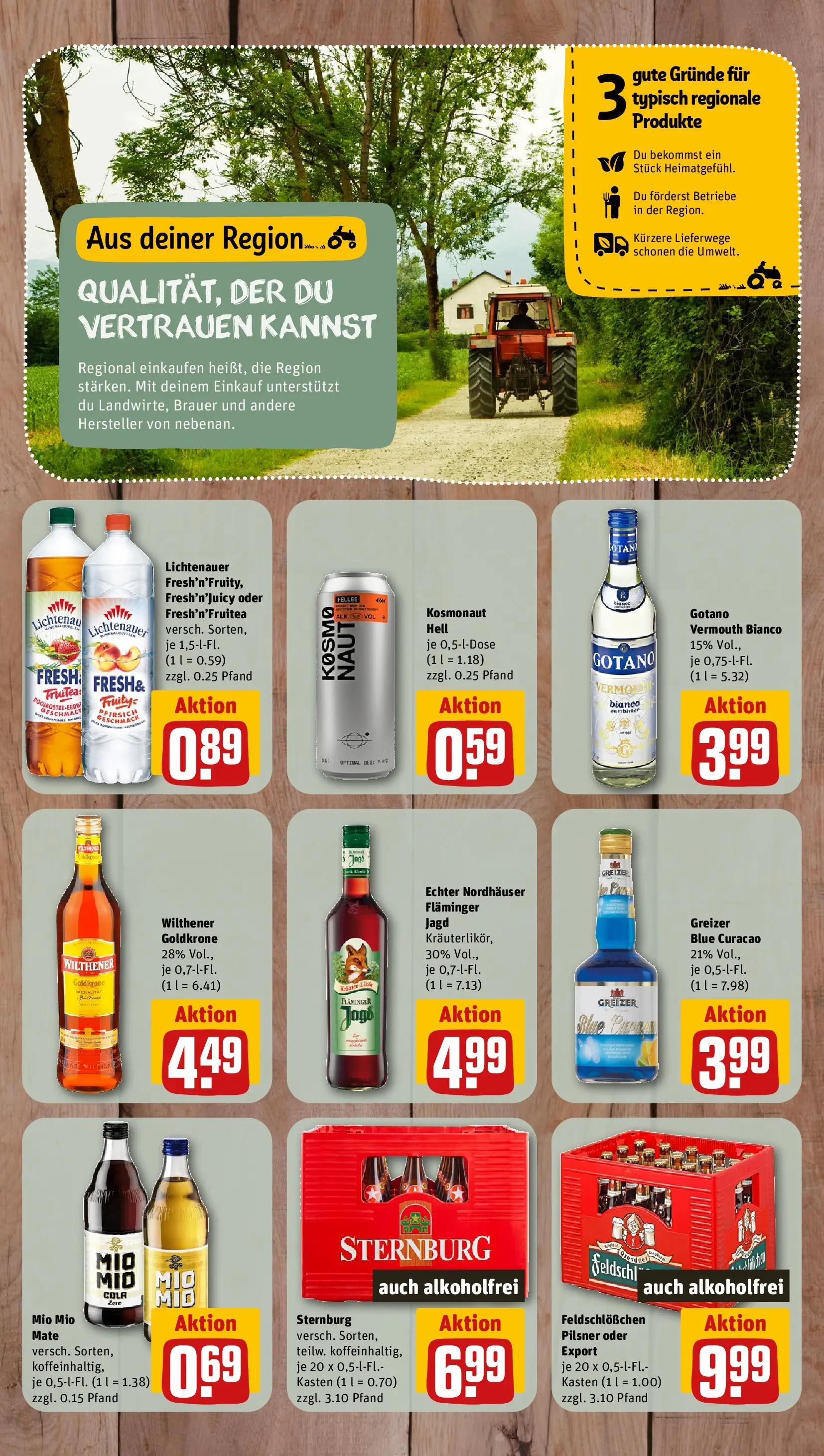 REWE Prospekt ab 03.08.2026 zum Blättern » Angebote | Seite: 11 | Produkte: Cola, Wilthener, Pfirsich