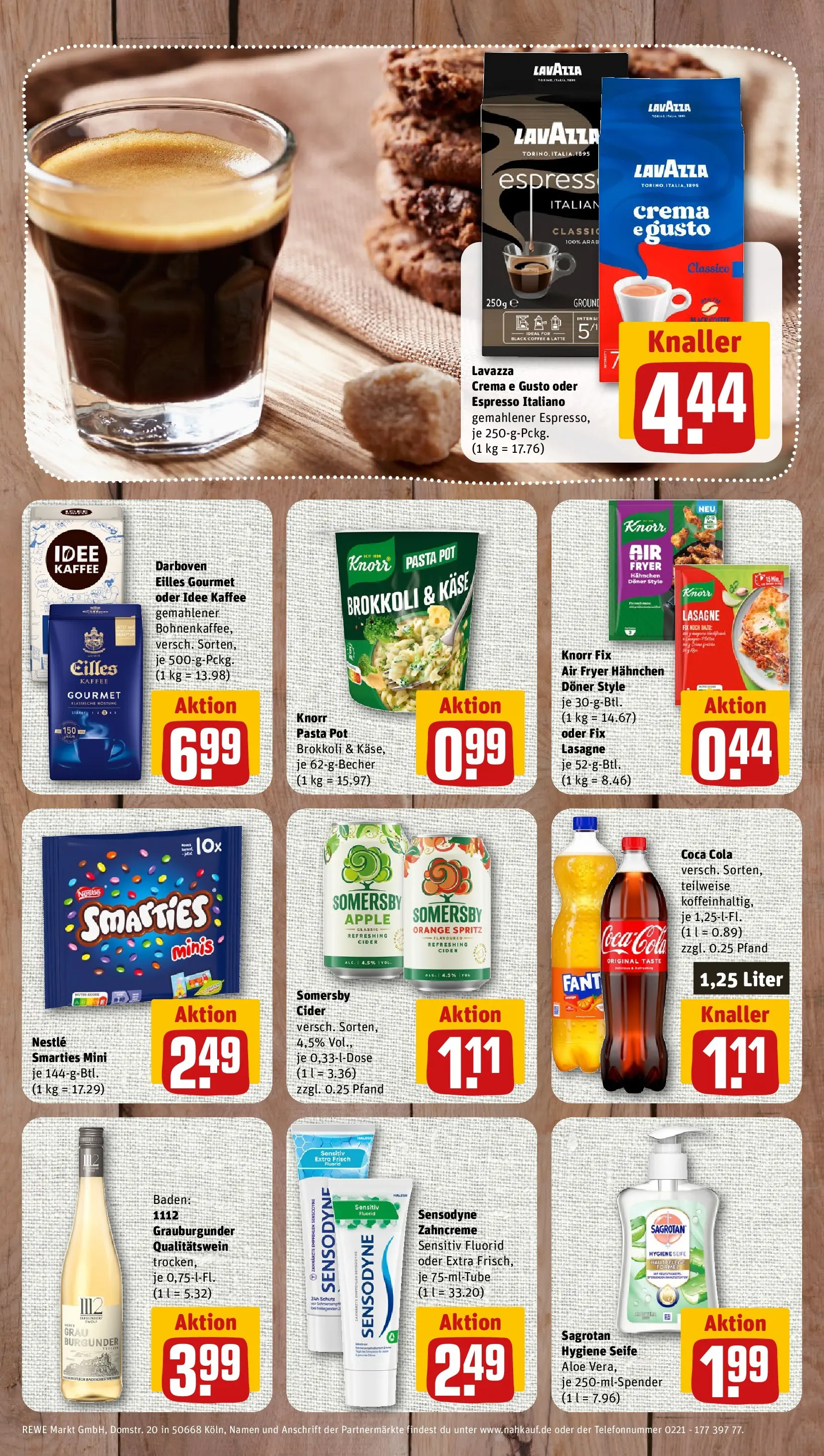 REWE Prospekt ab 03.08.2026 zum Blättern » Angebote | Seite: 8 | Produkte: Coca cola, Cola, Kaffee, Brokkoli