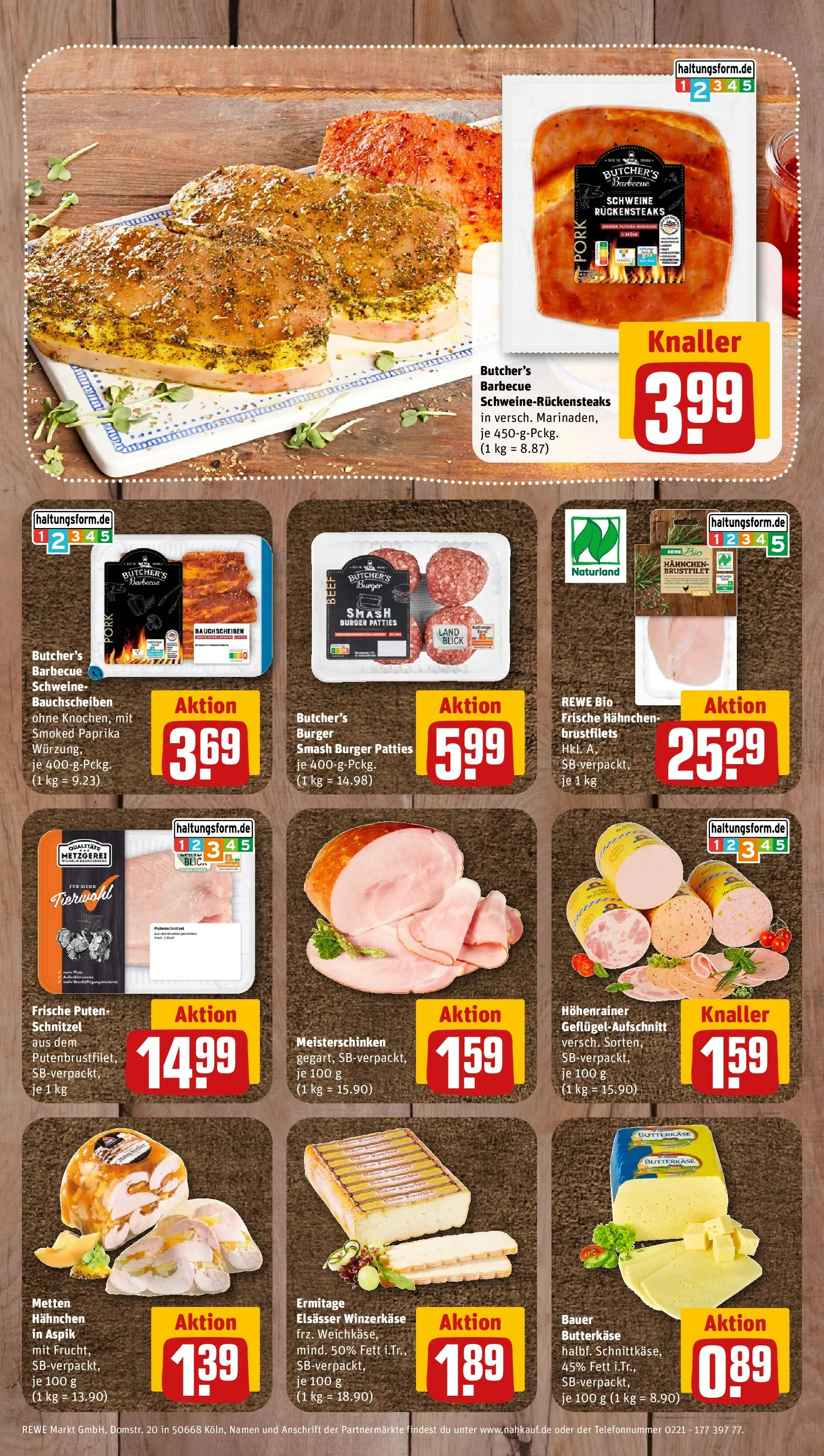REWE Prospekt ab 03.08.2026 zum Blättern » Angebote | Seite: 8 | Produkte: Hahnchen, Tür, Burger, Putenschnitzel