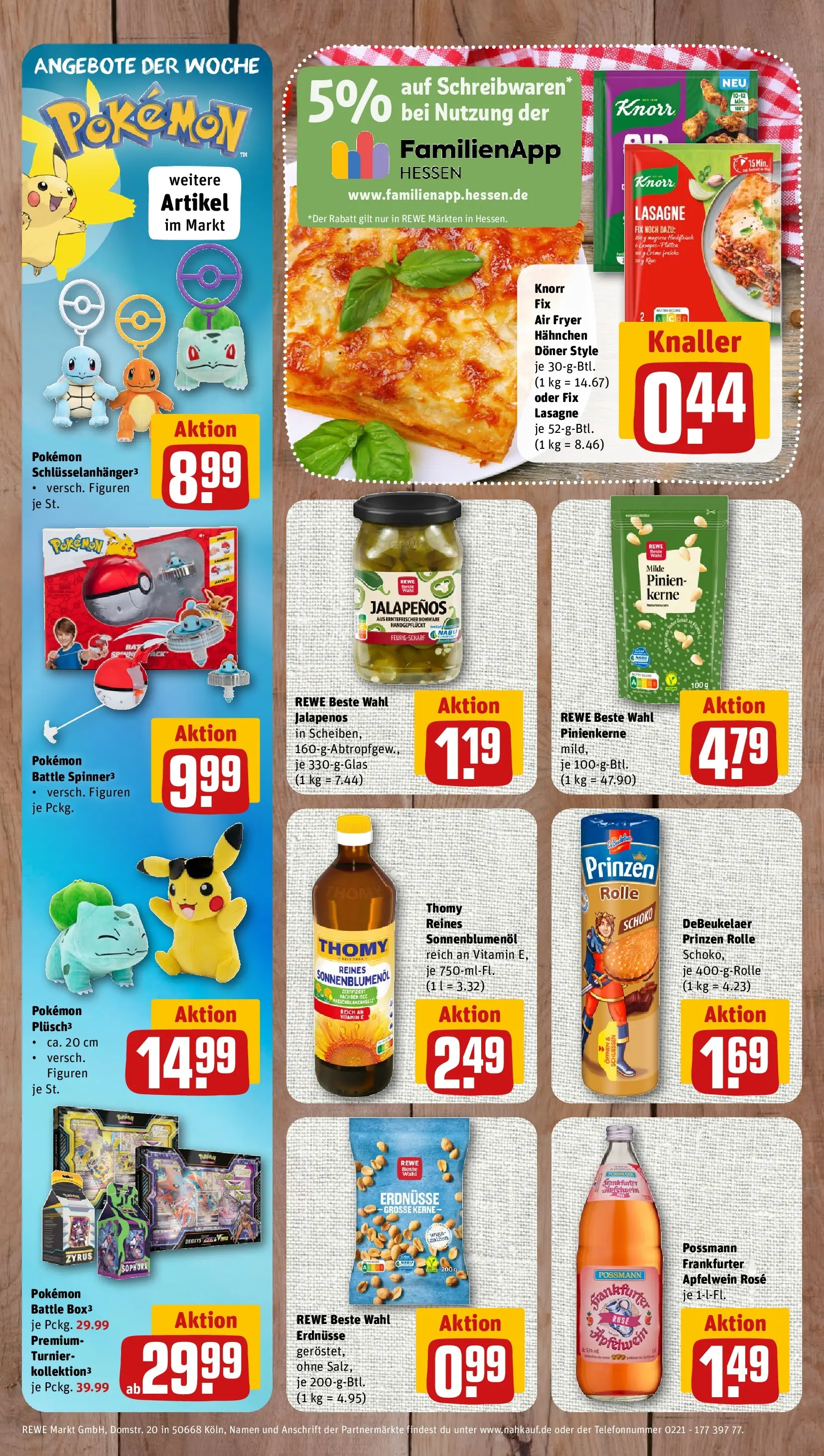 REWE Prospekt ab 03.08.2026 zum Blättern » Angebote | Seite: 8 | Produkte: Hahnchen, Erdnüsse, Sonnenblumenol, Hackfleisch