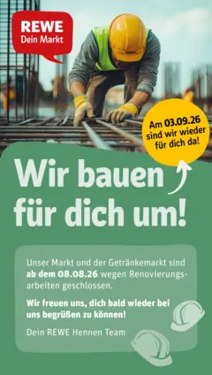 Rewe Prospekt Iserlohn / Hennen ab 03.08.2026 gültig Rewe Prospekt Iserlohn / Hennen ab 03.08.2026 gültig