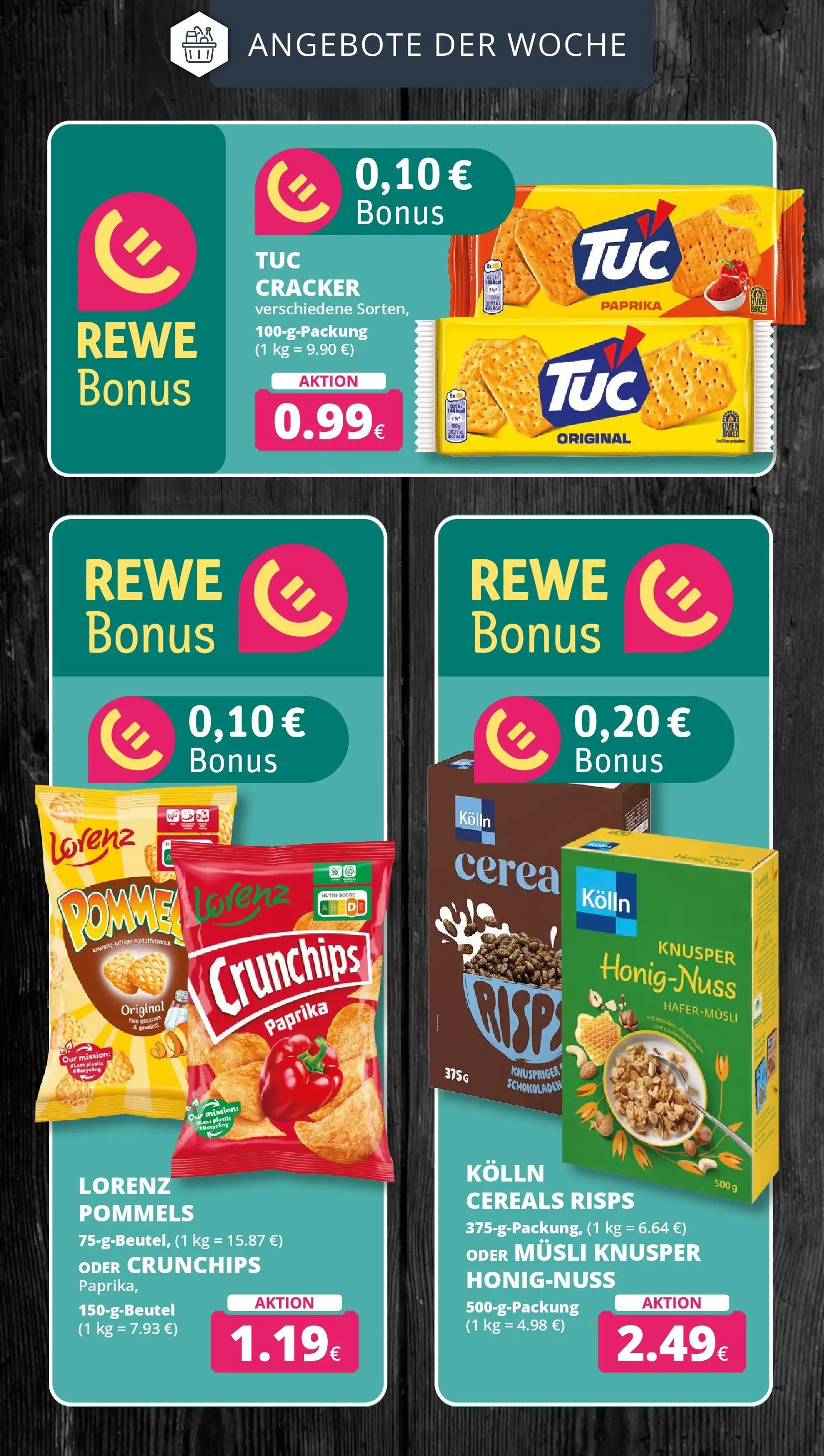 REWE Prospekt ab 03.08.2026 zum Blättern » Angebote | Seite: 5 | Produkte: Musli, Ofen, Kolln, Paprika