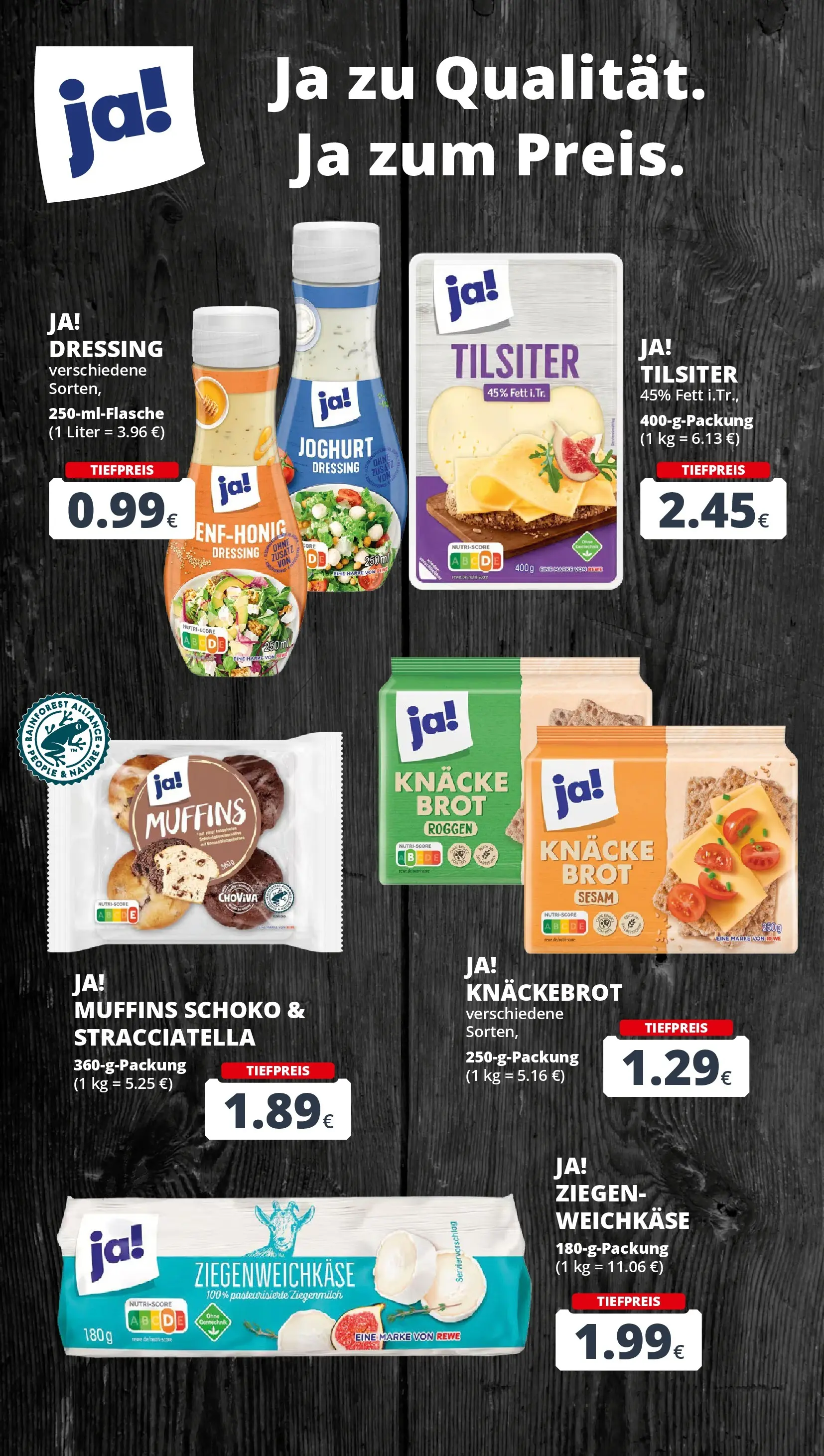 REWE Prospekt ab 03.08.2026 zum Blättern » Angebote | Seite: 19 | Produkte: Joghurt, Dressing, Brot