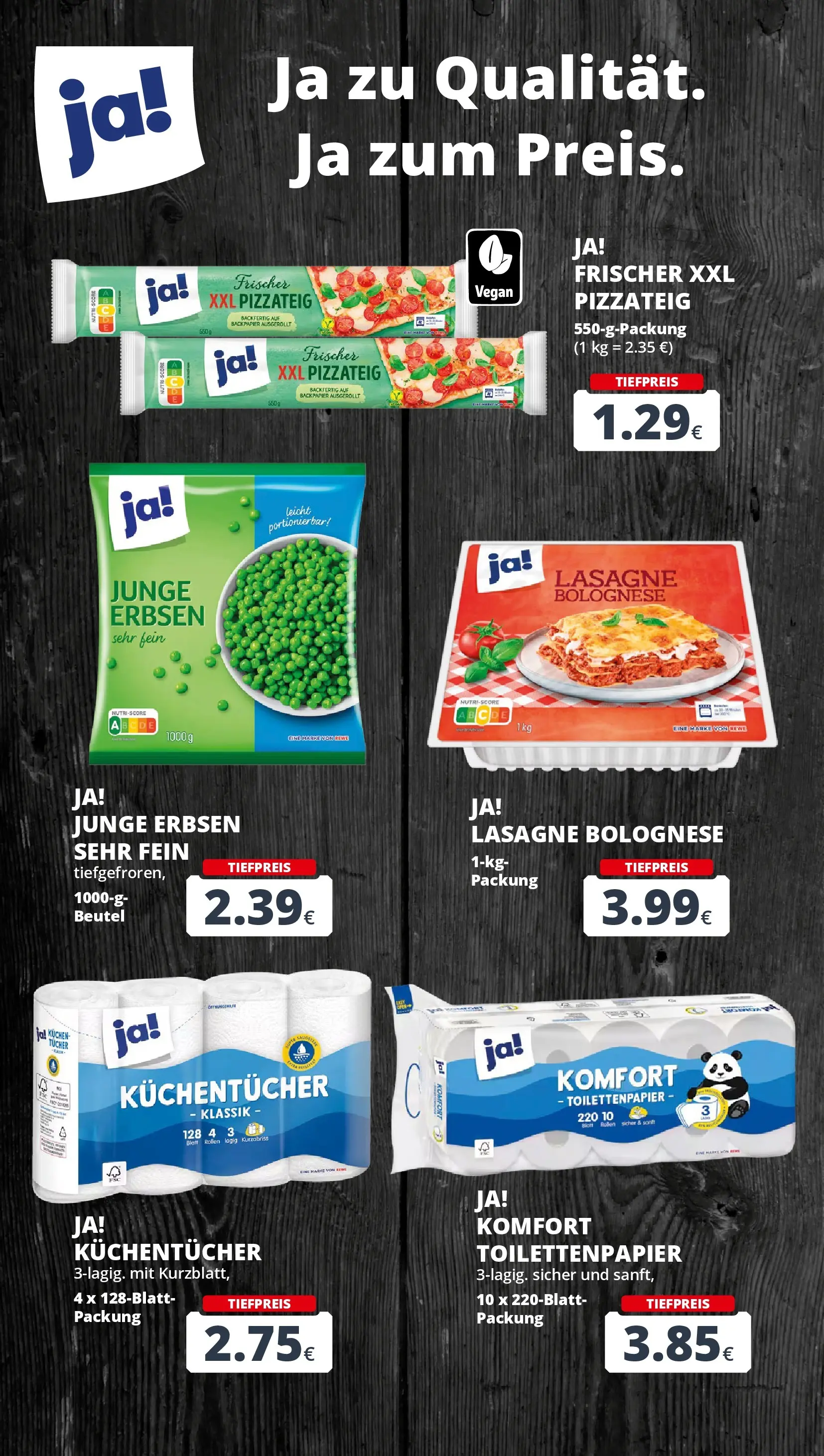 REWE Prospekt ab 03.08.2026 zum Blättern » Angebote | Seite: 20 | Produkte: Kuchen, Erbsen, Toilettenpapier