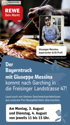Rewe Prospekt Garching ab 03.08.2026 gültig | Seite: 7 | Produkte: Cola, Paprika, Budweiser, Steak