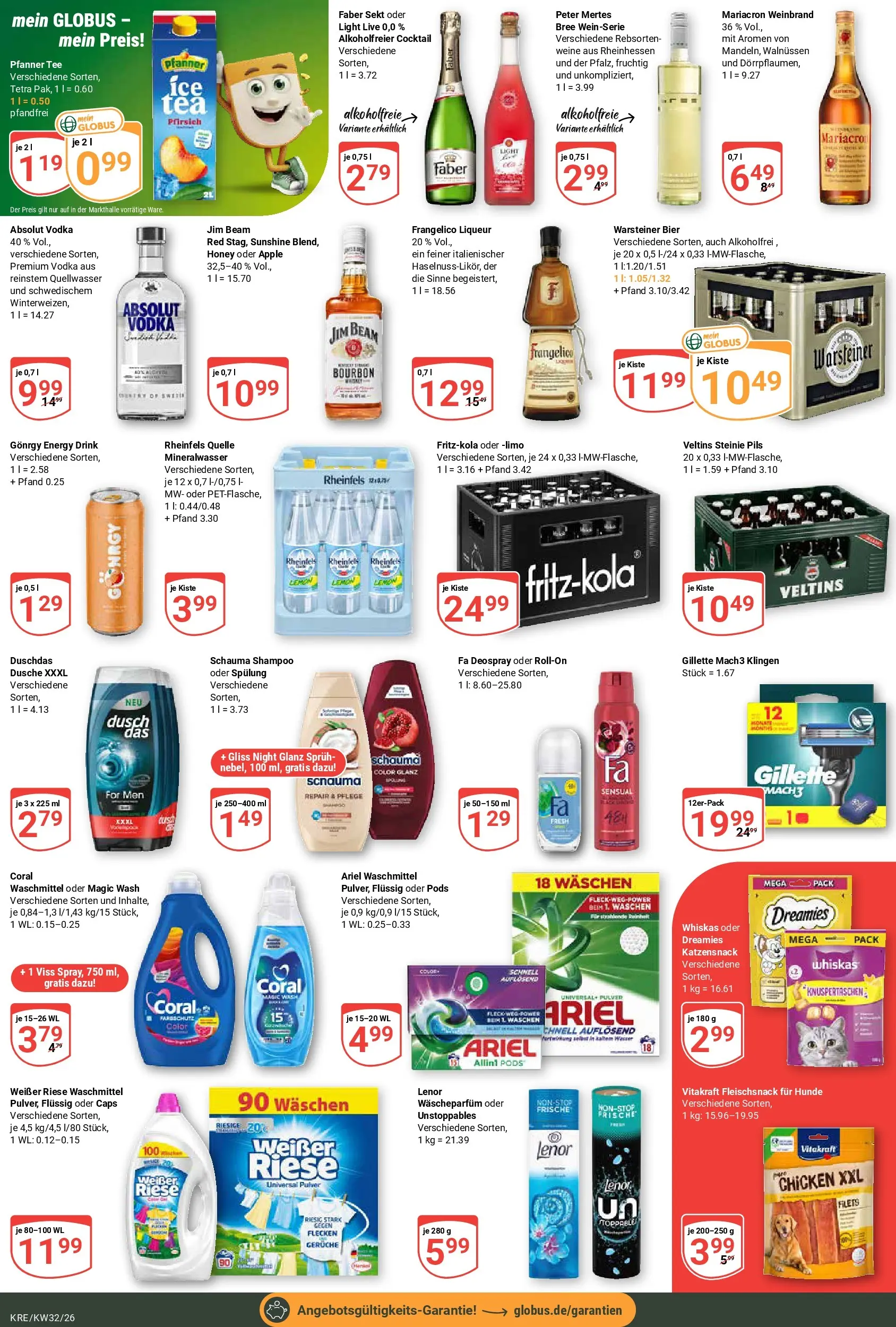 Globus Prospekt Krefeld (ab 03.08.2026) » Angebote online | Seite: 3 | Produkte: Energy, Pils, Apple, Waschmittel