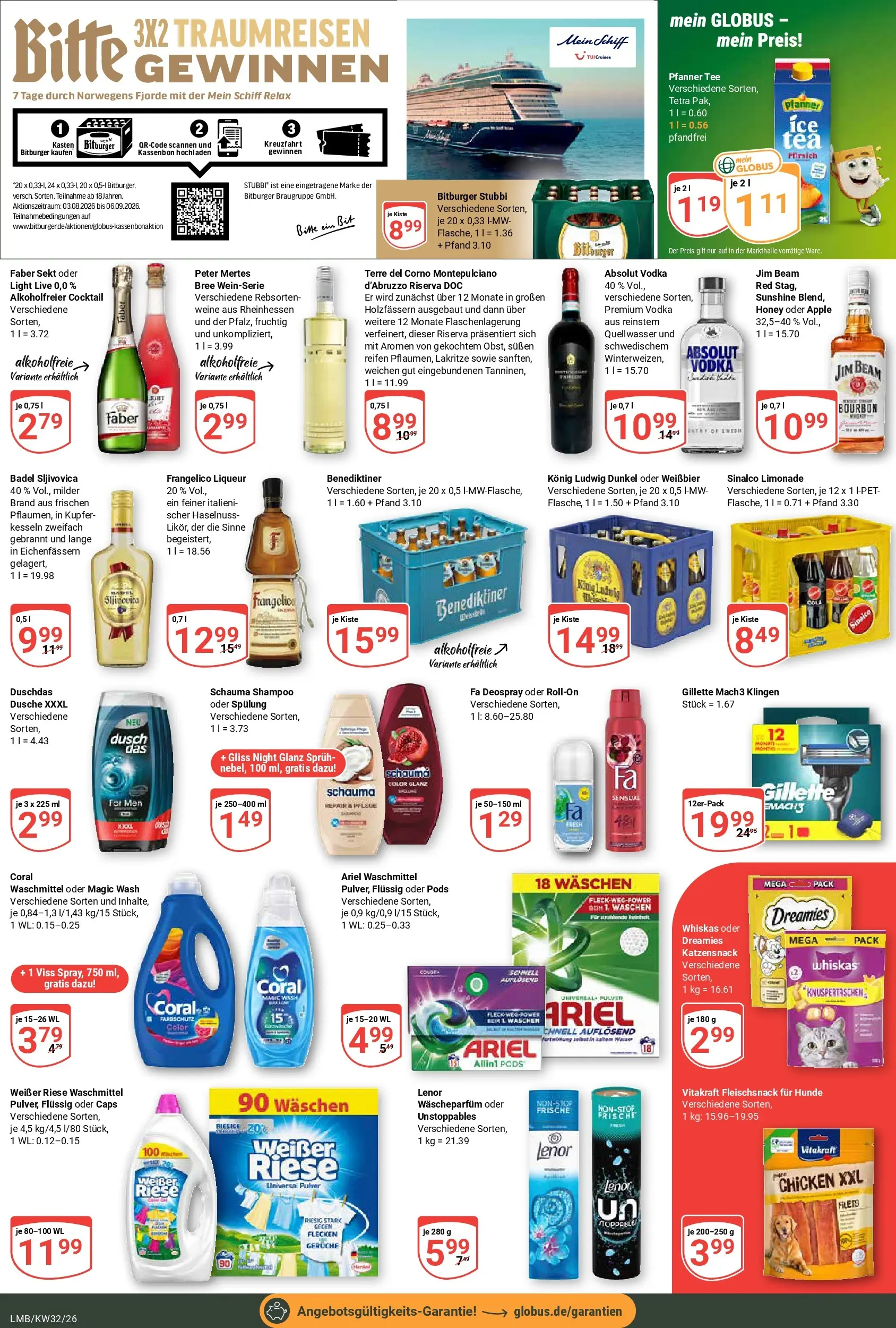 Globus Prospekt Limburg (ab 03.08.2026) » Angebote online | Seite: 7 | Produkte: Ariel, Dusche, Apple, Duschdas