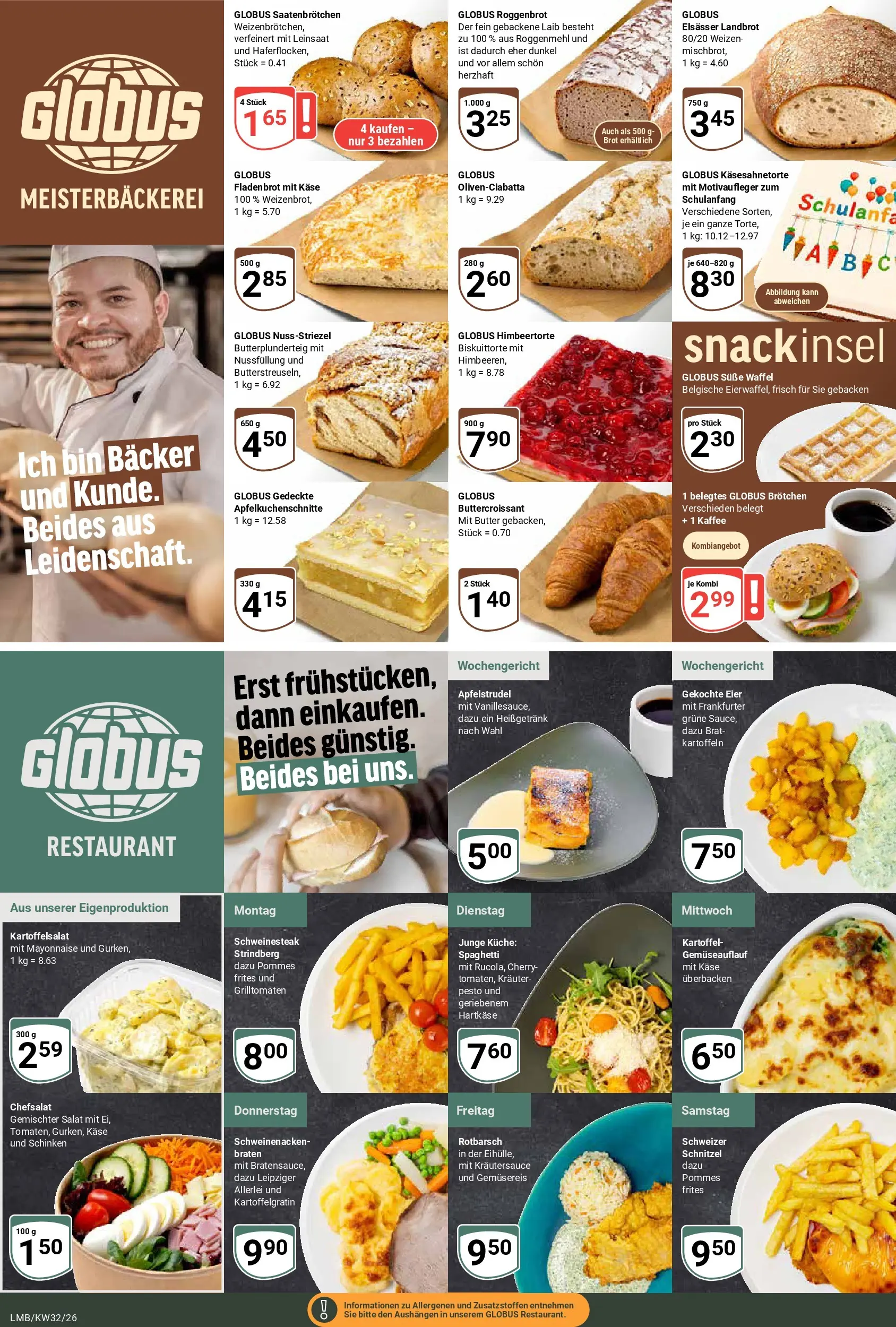 Globus Prospekt Limburg (ab 03.08.2026) » Angebote online | Seite: 9 | Produkte: Kaffee, Küche, Kartoffeln, Salat