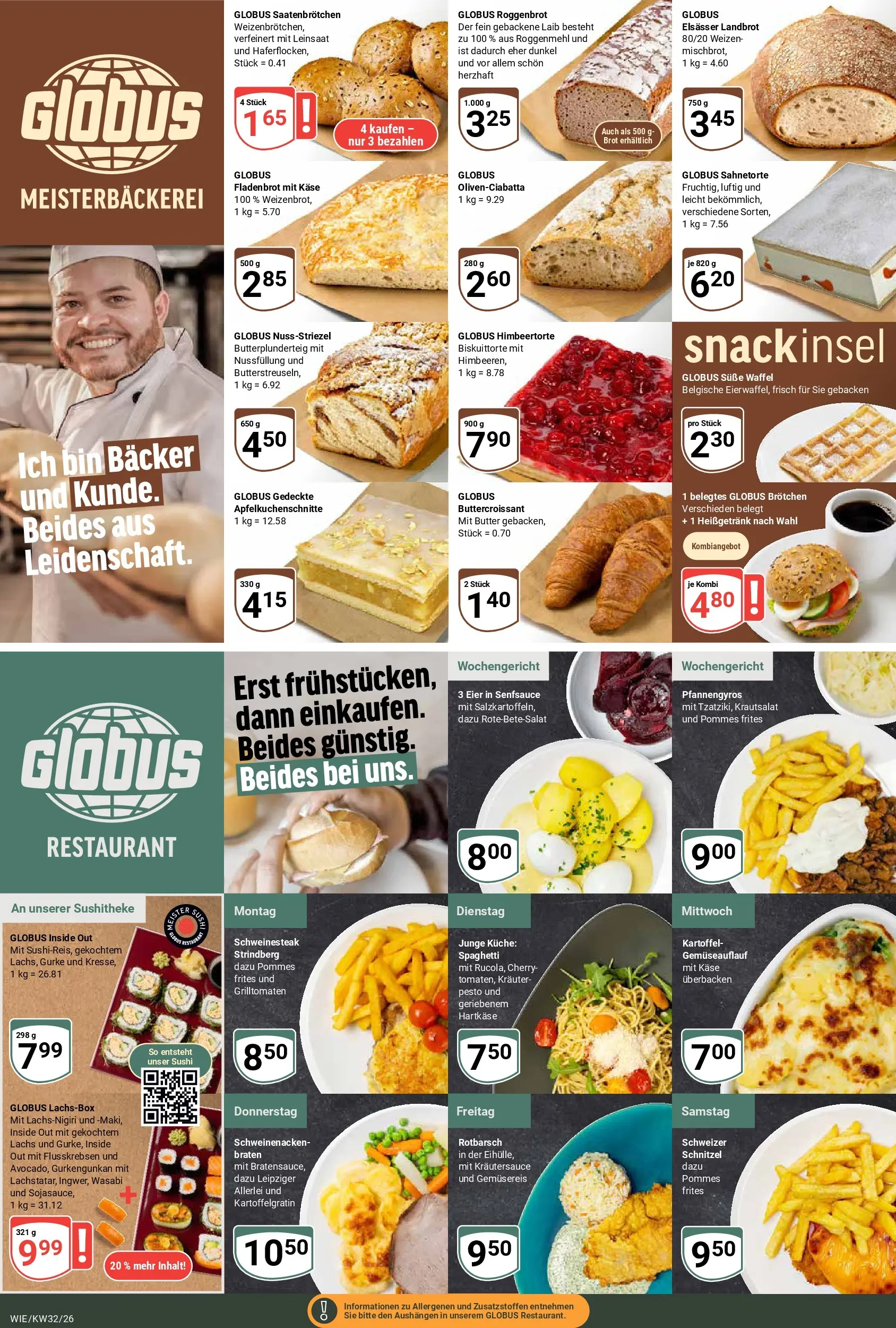 Globus Prospekt Waghäusel (ab 03.08.2026) » Angebote online | Seite: 5 | Produkte: Eier, Pommes, Schweinenacken, Salat