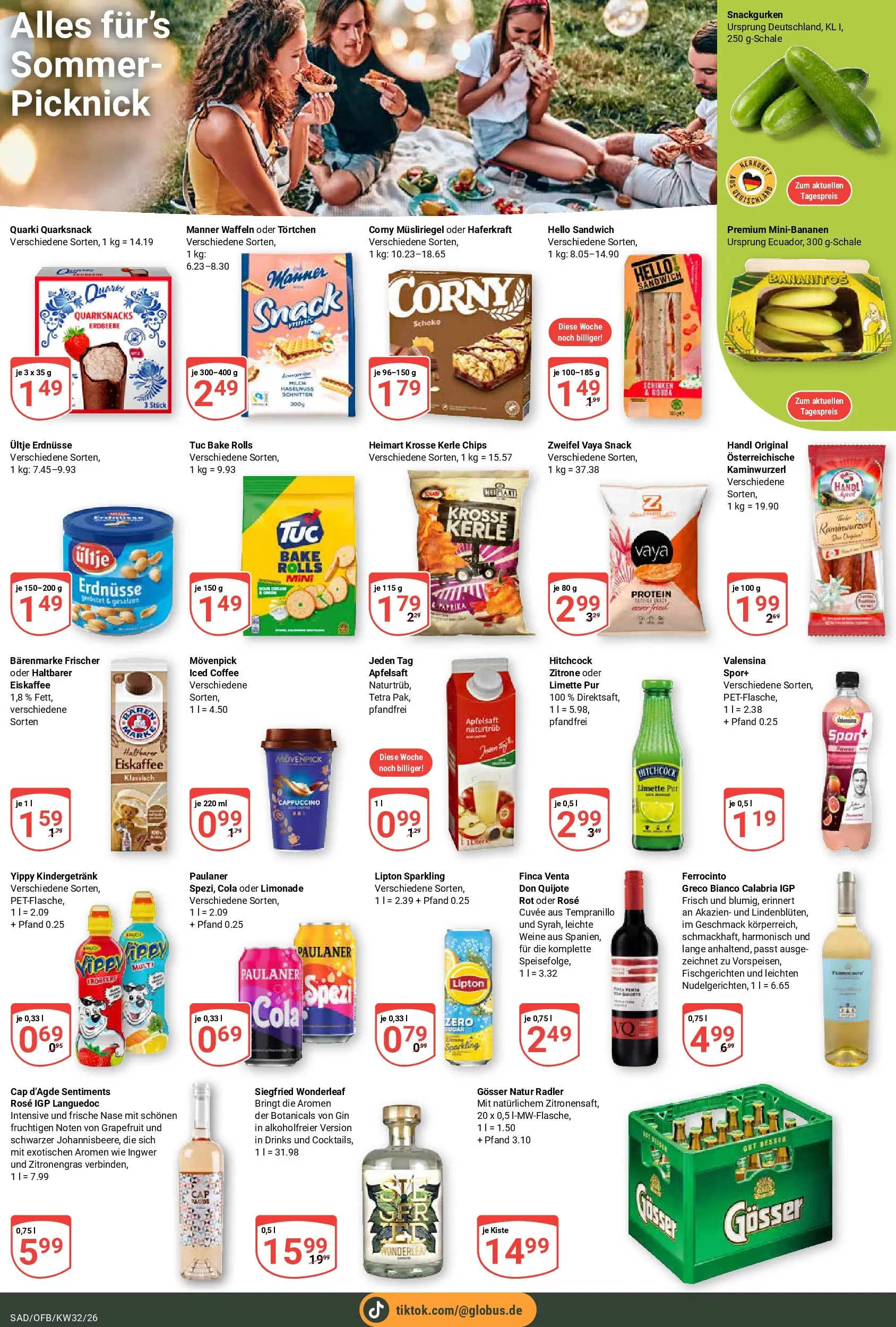Globus Prospekt Schwandorf (ab 03.08.2026) » Angebote online | Seite: 16 | Produkte: Zitronengras, Grapefruit, Radler, Paulaner