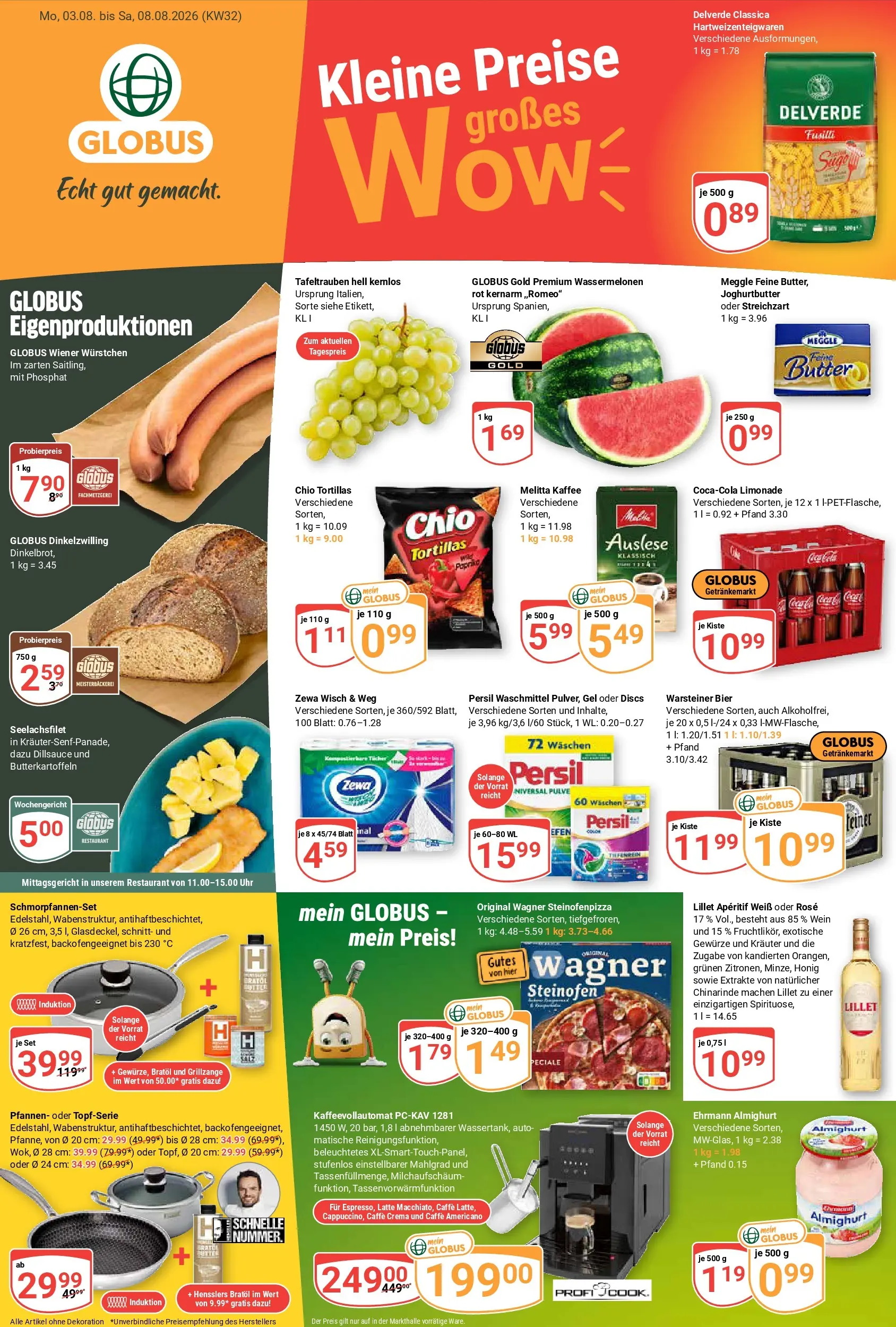 Globus Prospekt Völklingen (ab 03.08.2026) » Angebote online | Seite: 5 | Produkte: Limonade, Warsteiner, Chio tortillas, Persil