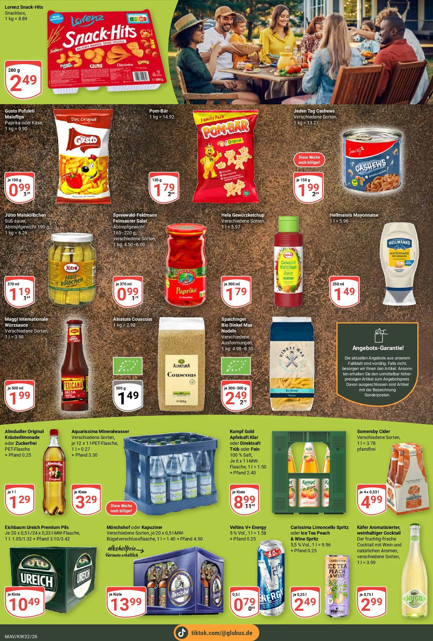 Globus Prospekt Mannheim (ab 03.08.2026) » Angebote online | Seite: 16 | Produkte: Maggi, Mineralwasser, Paprika, Nudeln