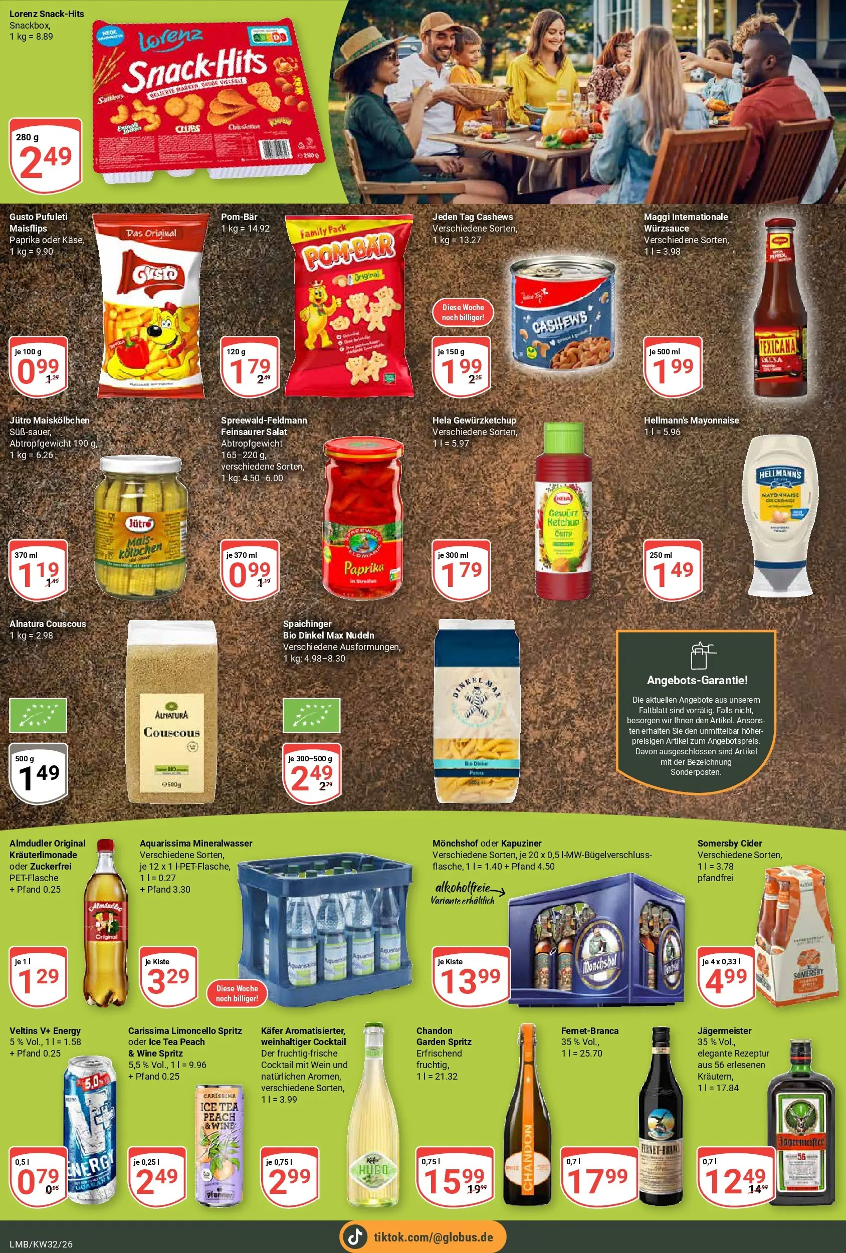 Globus Prospekt Limburg (ab 03.08.2026) » Angebote online | Seite: 22 | Produkte: Mineralwasser, Limoncello, Wein, Veltins