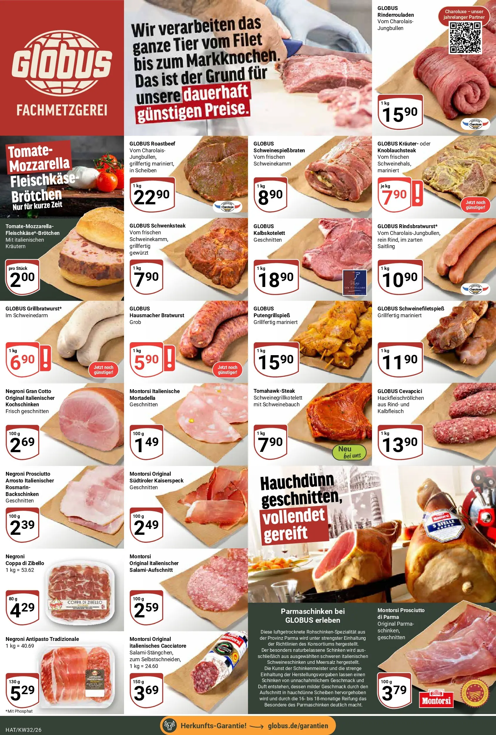 Globus Prospekt Hattersheim (ab 03.08.2026) » Angebote online | Seite: 10 | Produkte: Mozzarella, Schweinebauch, Duft, Roastbeef