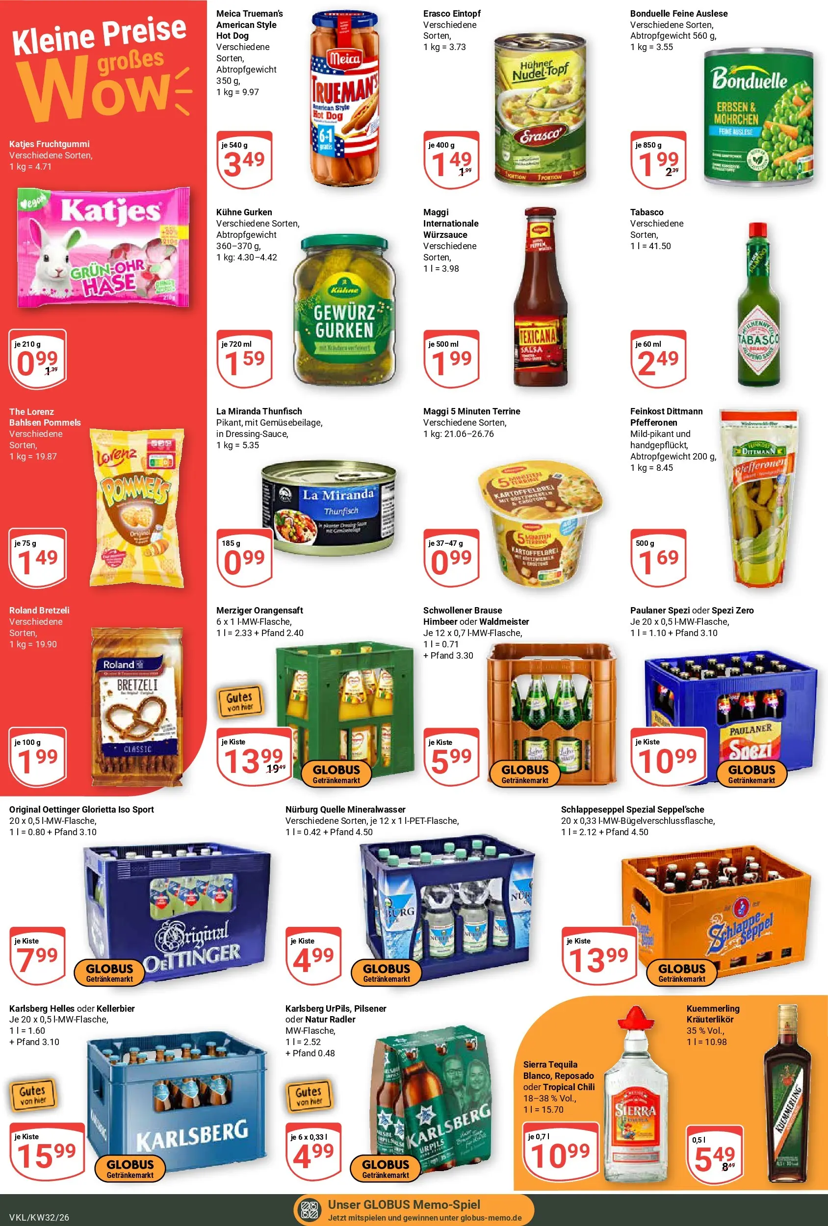 Globus Prospekt Völklingen (ab 03.08.2026) » Angebote online | Seite: 8 | Produkte: Maggi, Oettinger, Radler, Kuemmerling