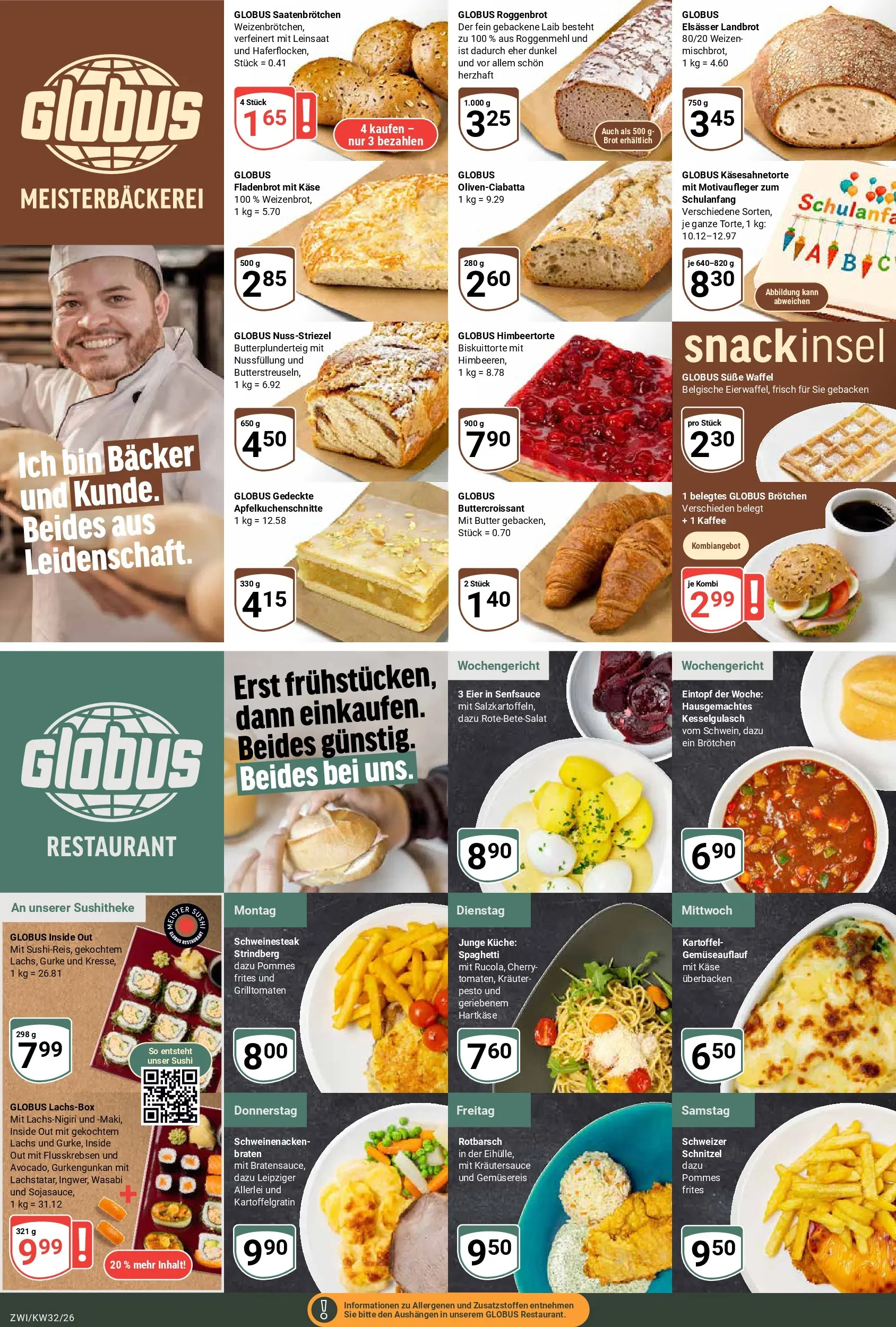 Globus Prospekt Zwickau (ab 03.08.2026) » Angebote online | Seite: 7 | Produkte: Kaffee, Pommes, Küche, Schweinenacken