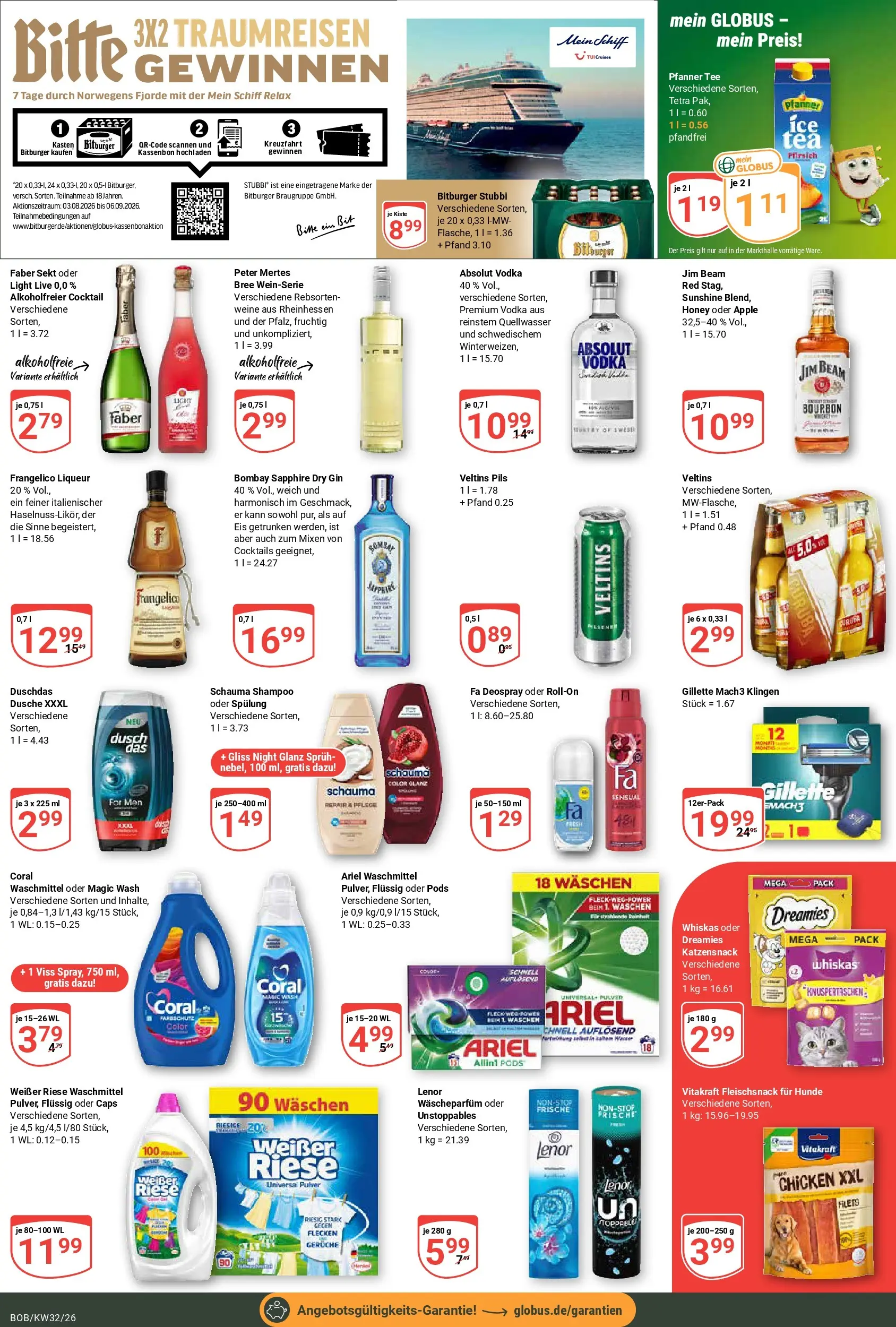 Globus Prospekt Bobenheim-Roxheim (ab 03.08.2026) » Angebote online | Seite: 7 | Produkte: Dusche, Apple, Deospray, Eis