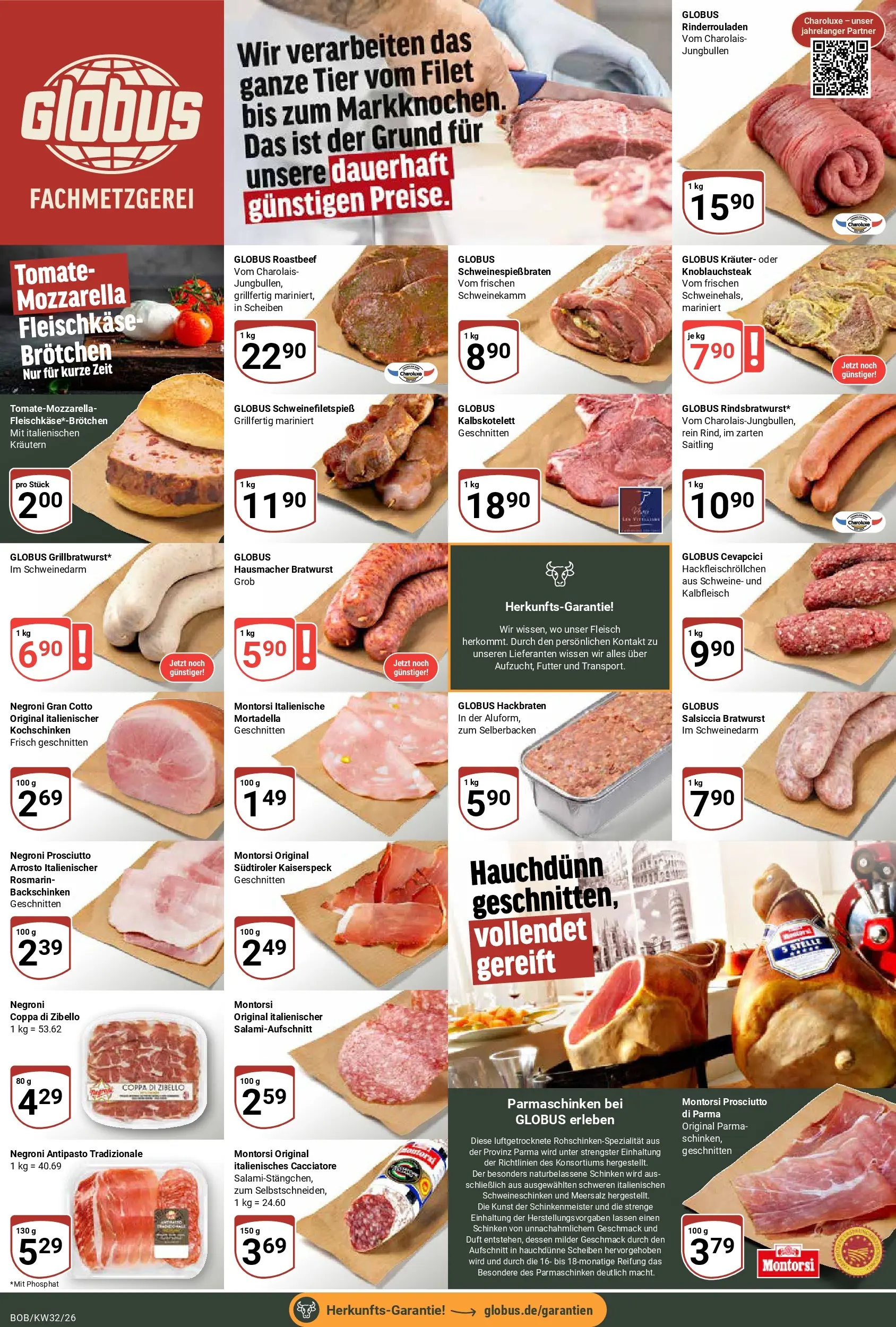 Globus Prospekt Bobenheim-Roxheim (ab 03.08.2026) » Angebote online | Seite: 10 | Produkte: Bratwurst, Cevapcici, Duft, Roastbeef