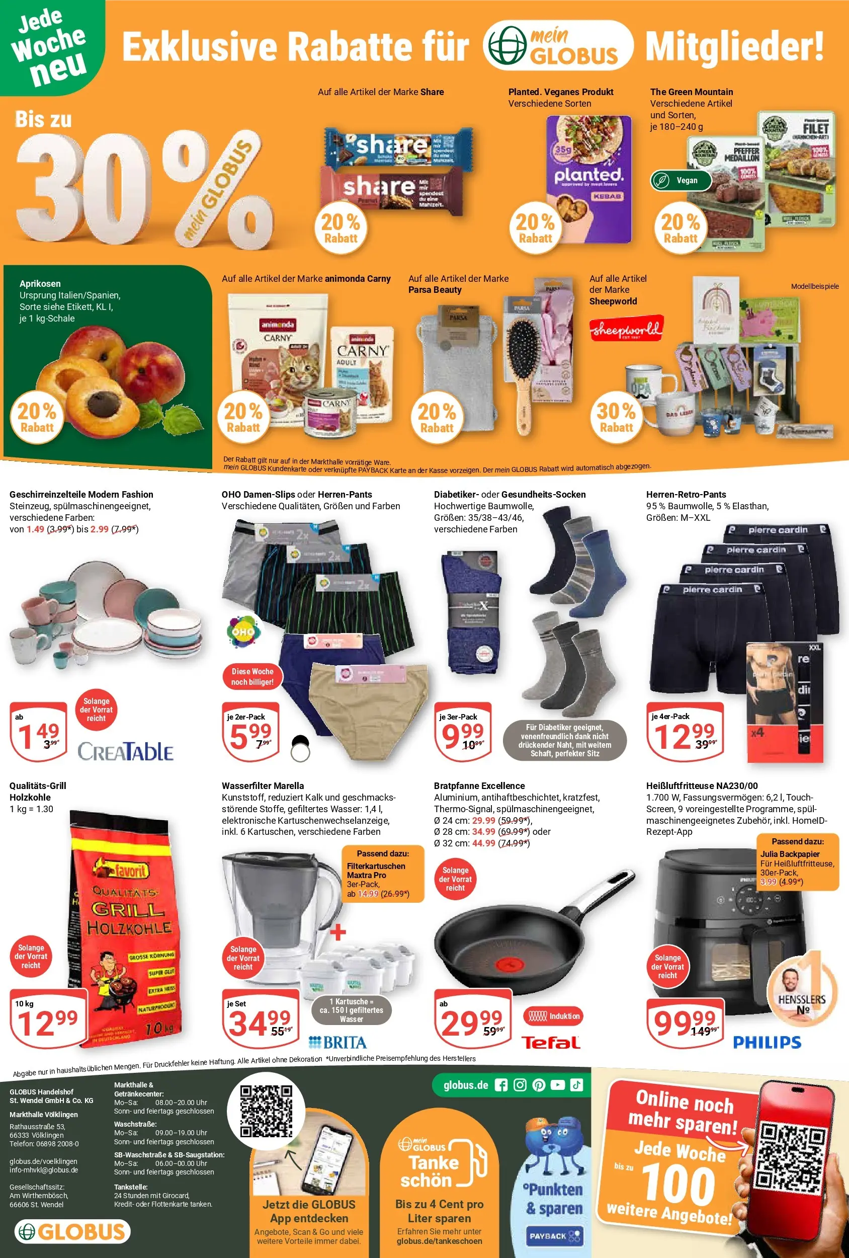 Globus Prospekt Völklingen (ab 03.08.2026) » Angebote online | Seite: 30 | Produkte: Philips, Grill, Pfeffer, Heißluftfritteuse