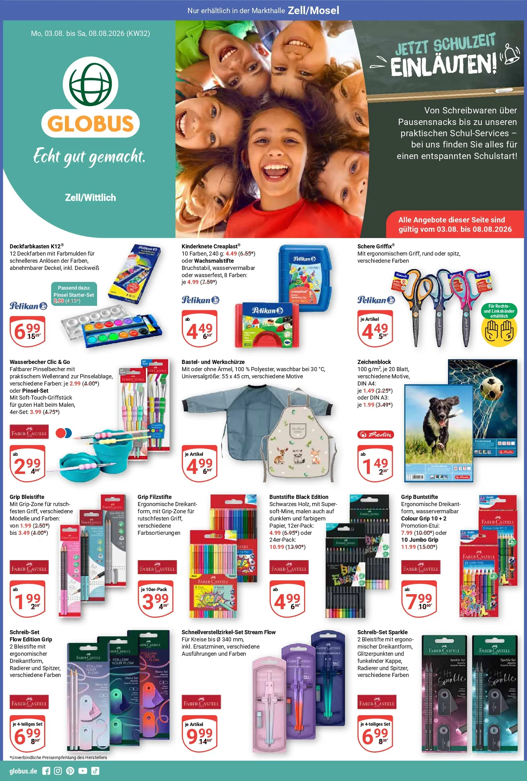 Globus Prospekt Wittlich (ab 03.08.2026) » Angebote online | Seite: 1 | Produkte: Pinsel