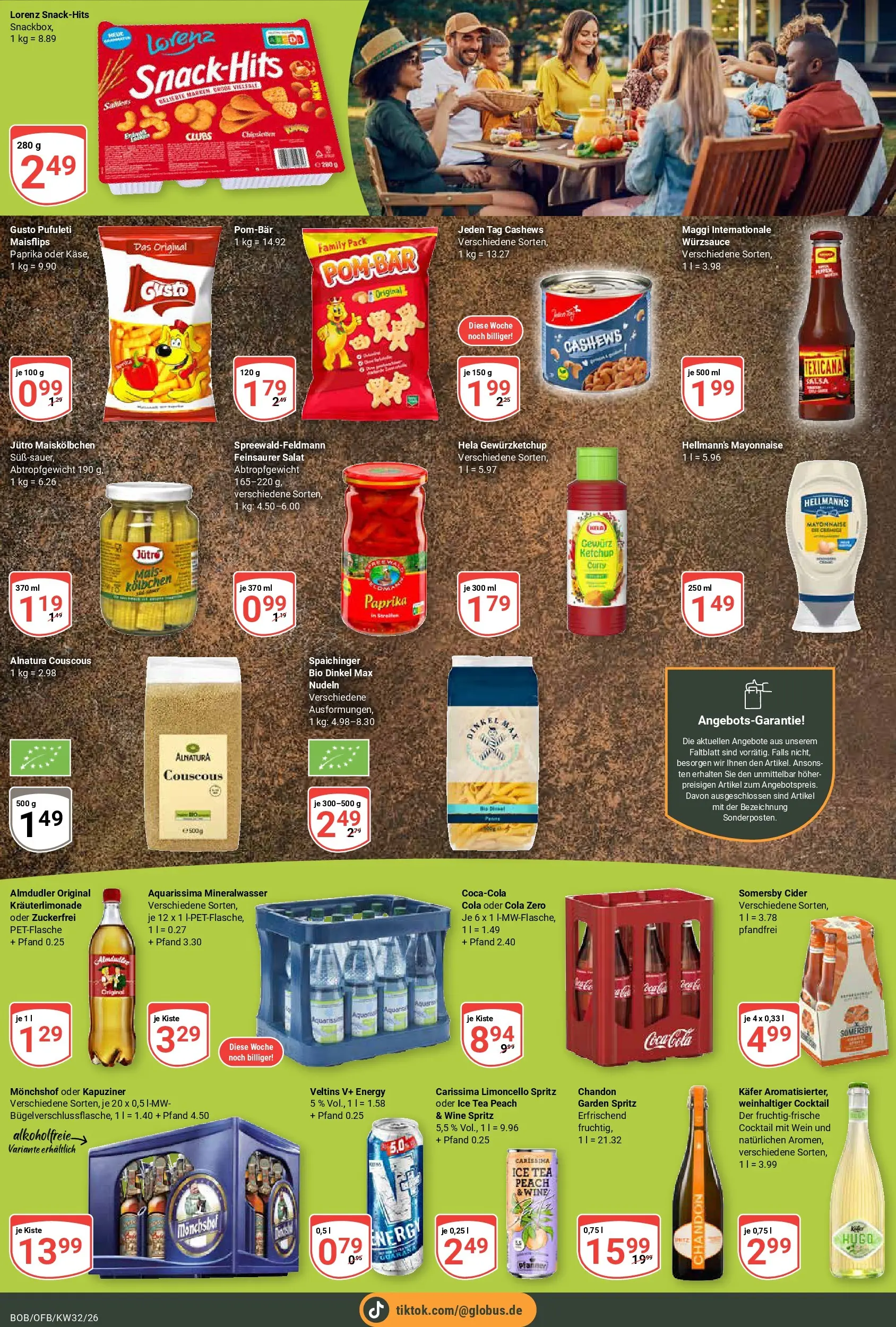 Globus Prospekt Bobenheim-Roxheim (ab 03.08.2026) » Angebote online | Seite: 21 | Produkte: Maggi, Cola, Salat, Veltins