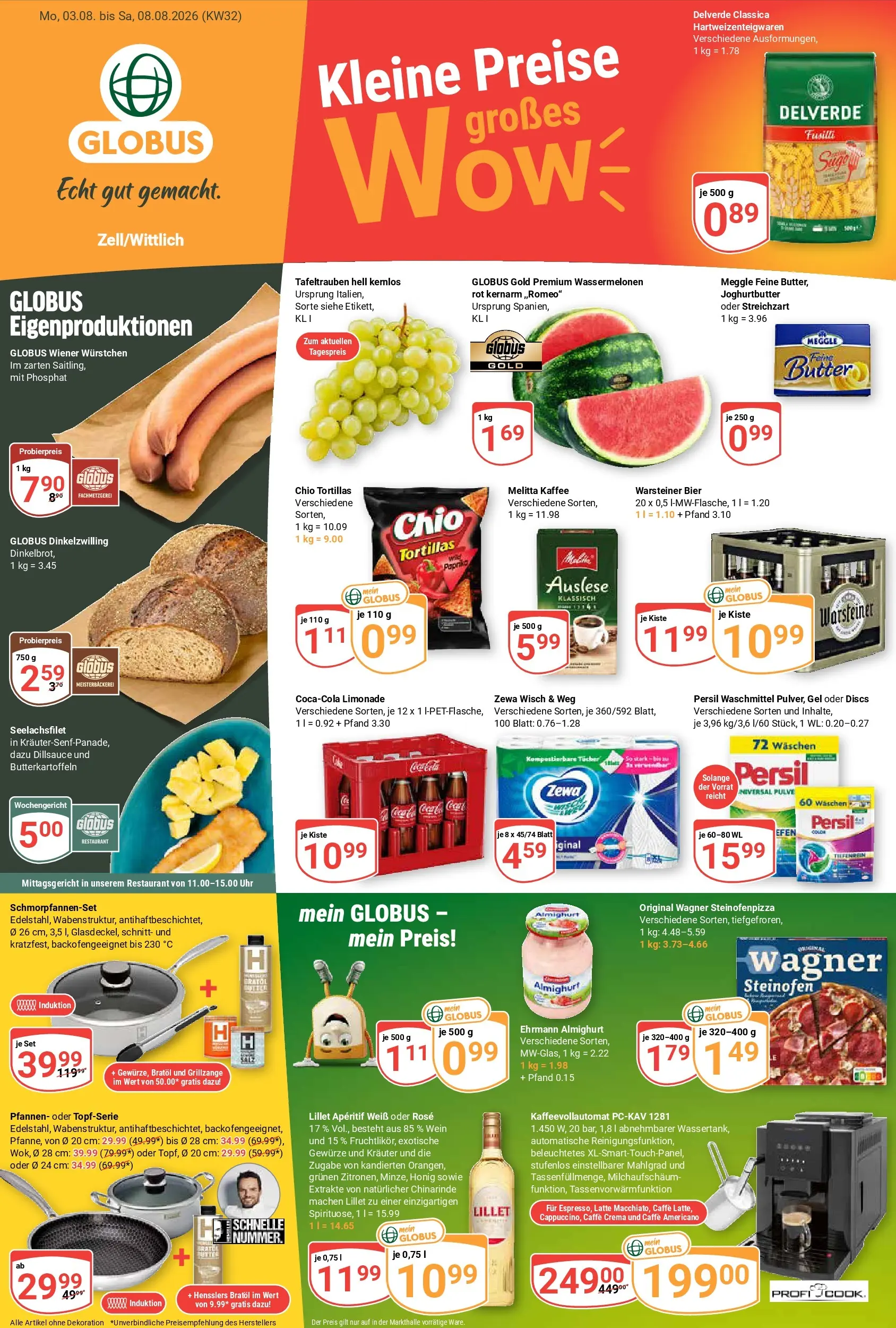 Globus Prospekt Wittlich (ab 03.08.2026) » Angebote online | Seite: 5 | Produkte: Bier, Gewürze, Waschmittel, Uhr
