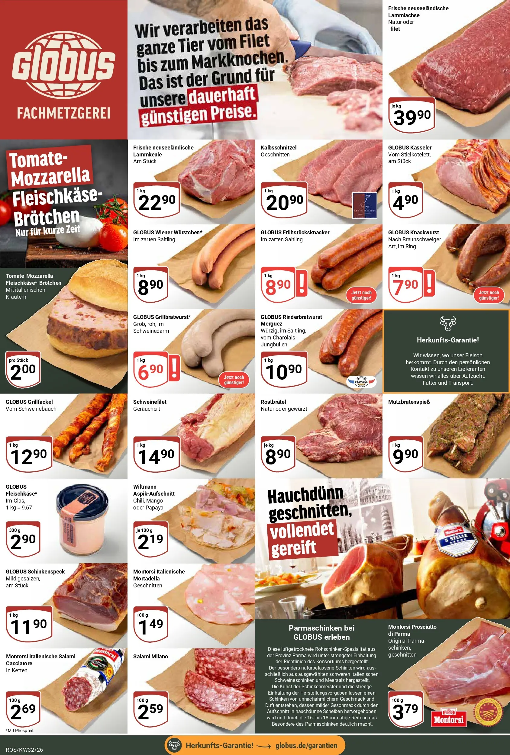 Globus Prospekt Lambrechtshagen (ab 03.08.2026) » Angebote online | Seite: 7 | Produkte: Mozzarella, Schweinebauch, Schweinefilet, Mango