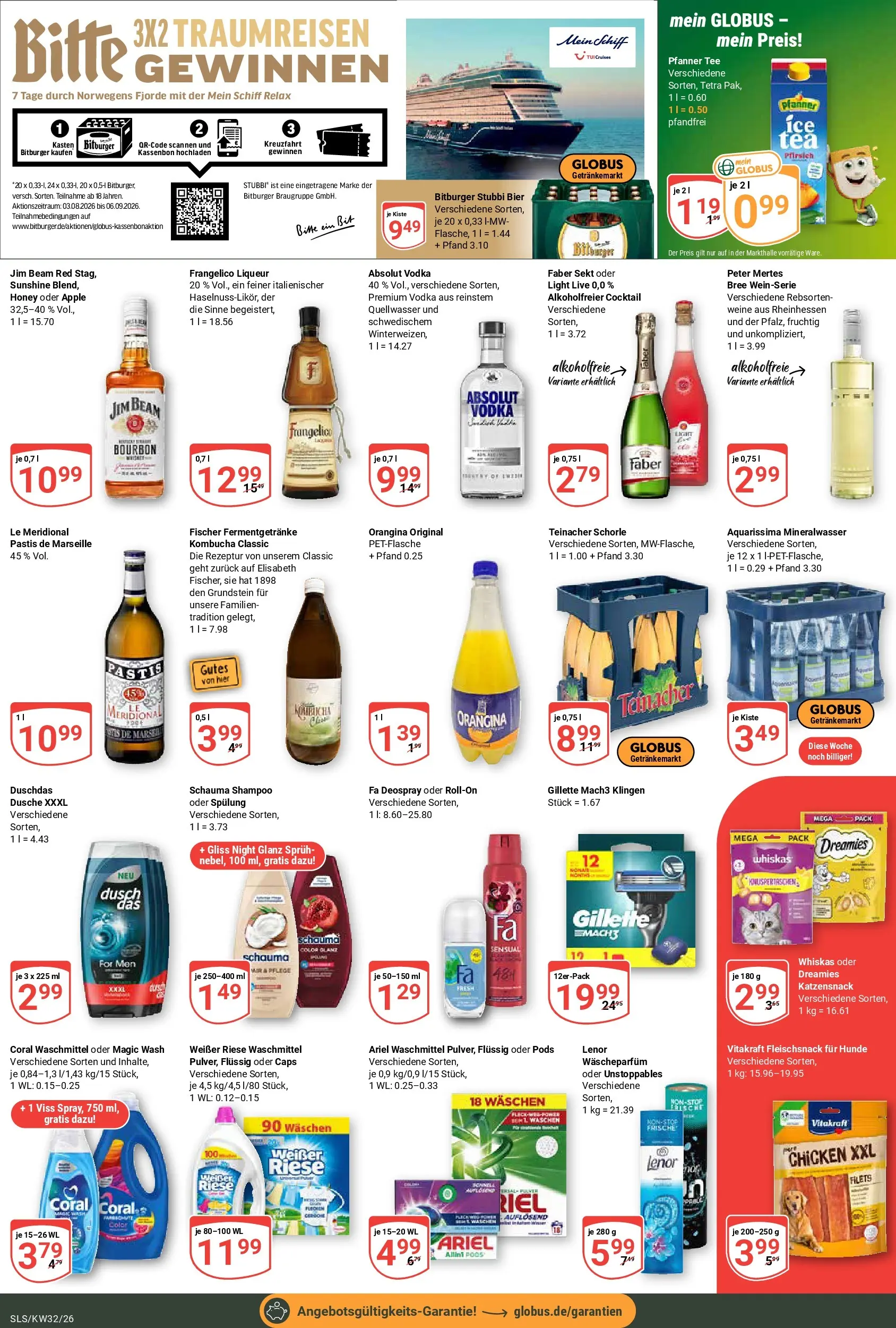 Globus Prospekt Saarlouis (ab 03.08.2026) » Angebote online | Seite: 9 | Produkte: Spülung, Apple, Duschdas, Whiskas