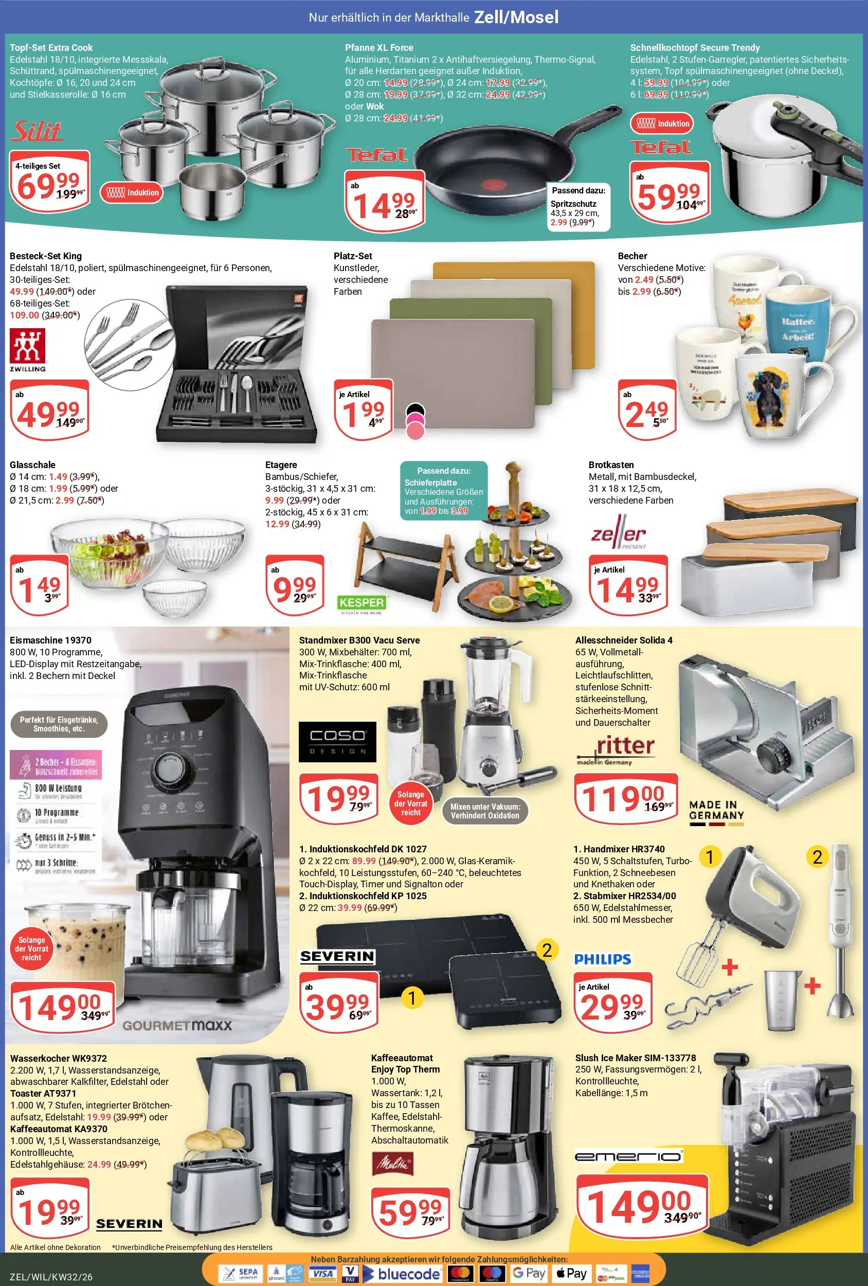 Globus Prospekt Wittlich (ab 03.08.2026) » Angebote online | Seite: 25 | Produkte: Philips, Toaster, Handmixer, Wok
