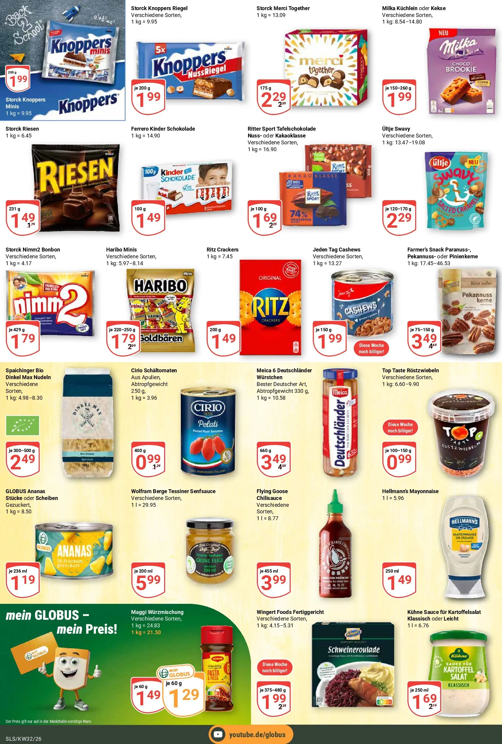 Globus Prospekt Saarlouis (ab 03.08.2026) » Angebote online | Seite: 17 | Produkte: Maggi, Mayonnaise, Kekse, Salat