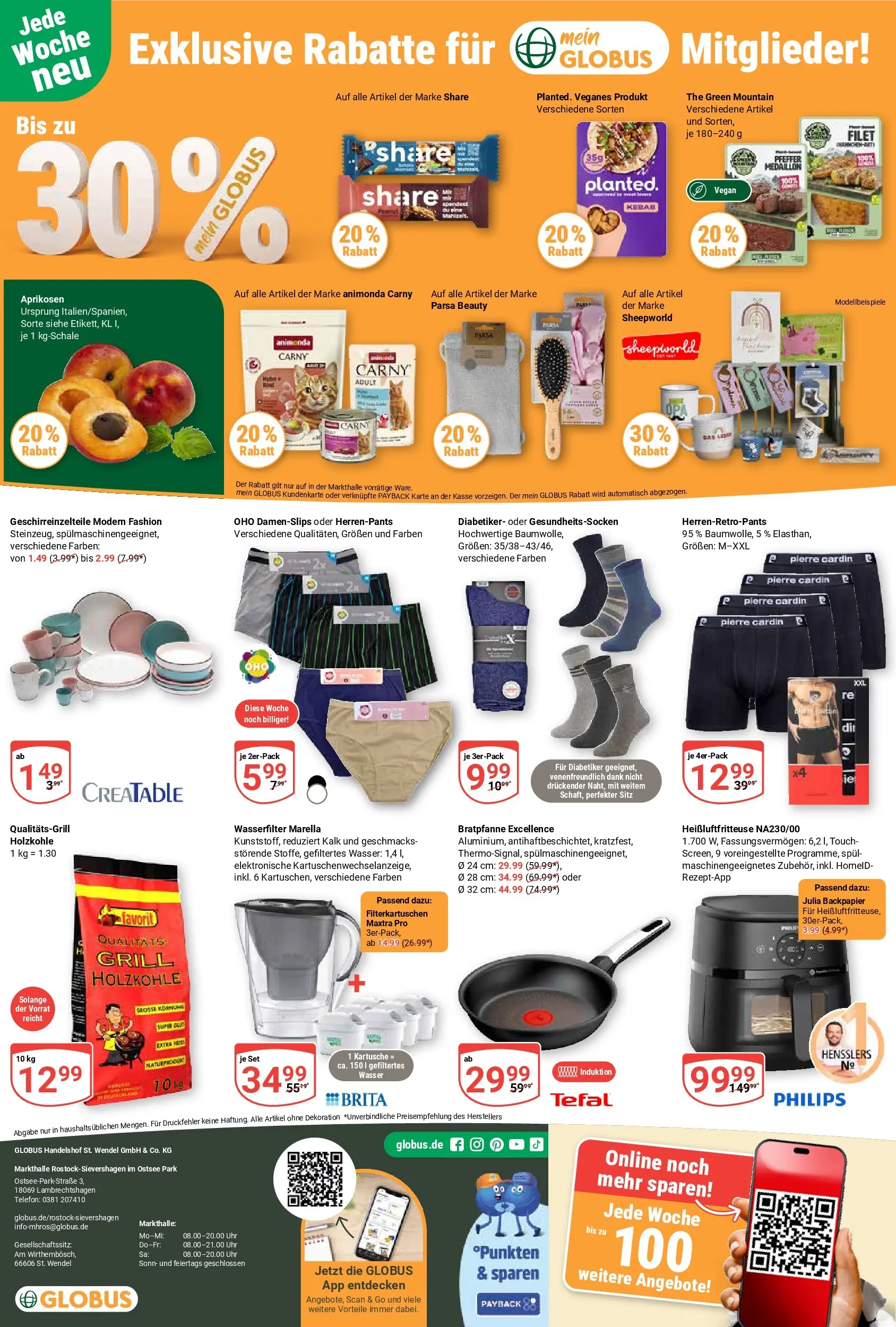 Globus Prospekt Lambrechtshagen (ab 03.08.2026) » Angebote online | Seite: 29 | Produkte: Philips, Grill, Wasser, Uhr