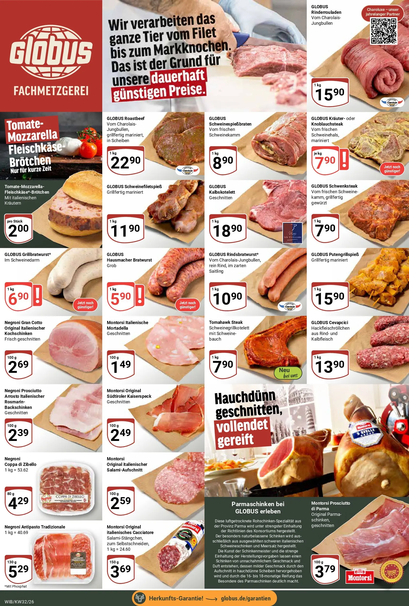 Globus Prospekt Wiesbaden-Nordenstadt (ab 03.08.2026) » Angebote online | Seite: 10 | Produkte: Mozzarella, Duft, Roastbeef, Schinken
