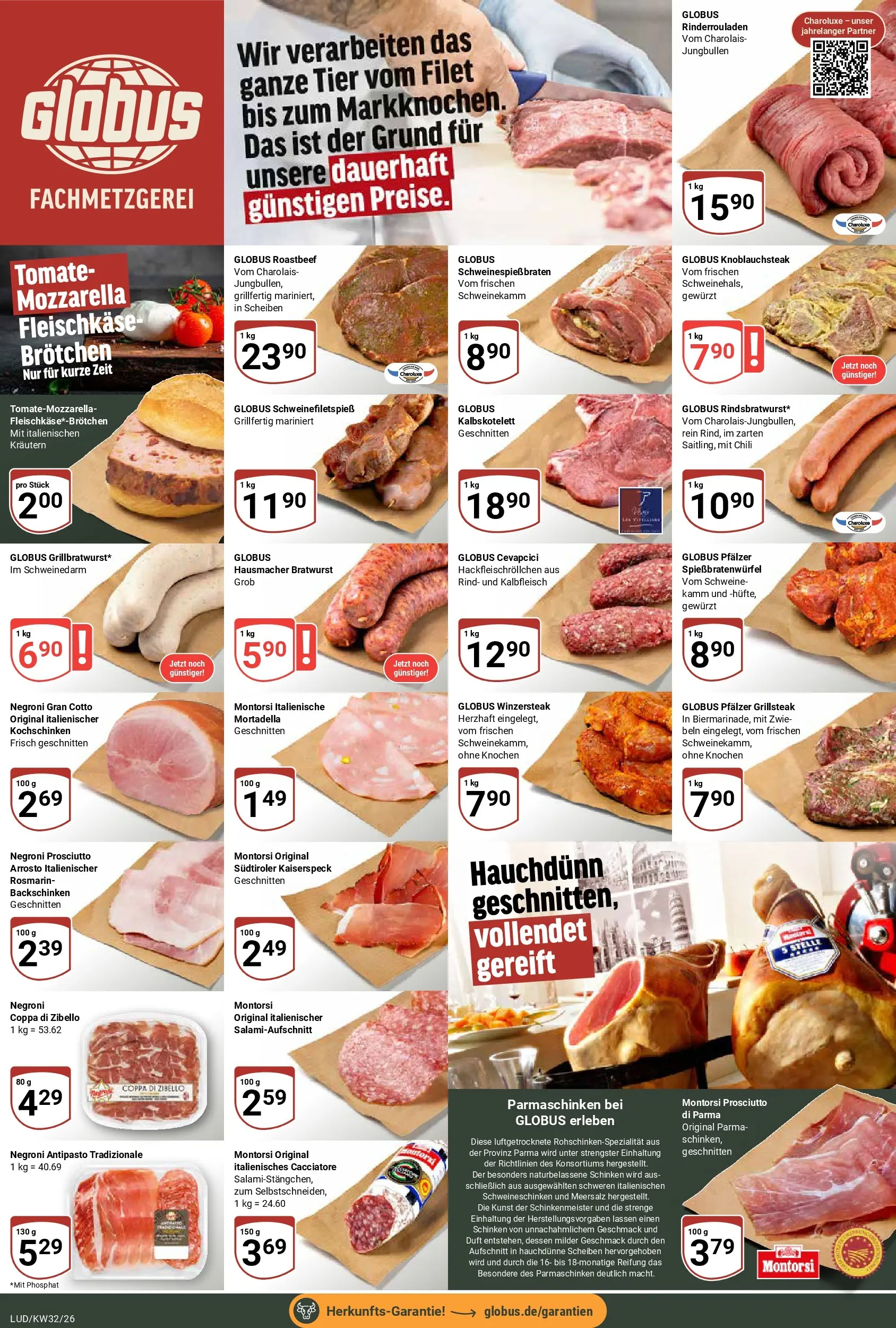 Globus Prospekt Ludwigshafen-Oggersheim (ab 03.08.2026) » Angebote online | Seite: 10 | Produkte: Mozzarella, Bratwurst, Duft, Chili