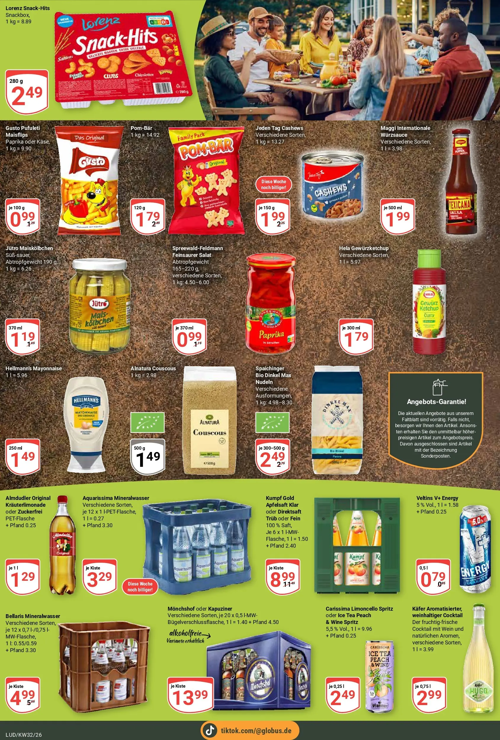 Globus Prospekt Ludwigshafen-Oggersheim (ab 03.08.2026) » Angebote online | Seite: 24 | Produkte: Apfelsaft, Ketchup, Salat, Veltins