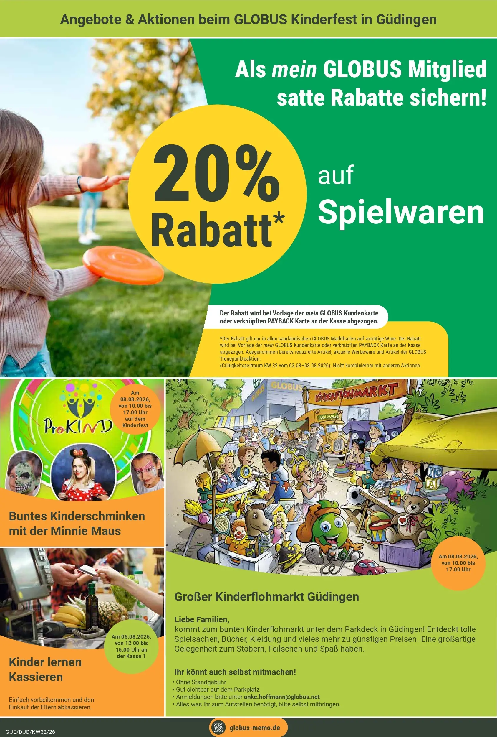 Globus Prospekt Saarbrücken-Dudweiler (ab 03.08.2026) » Angebote online | Seite: 6 | Produkte: Uhr, Maus