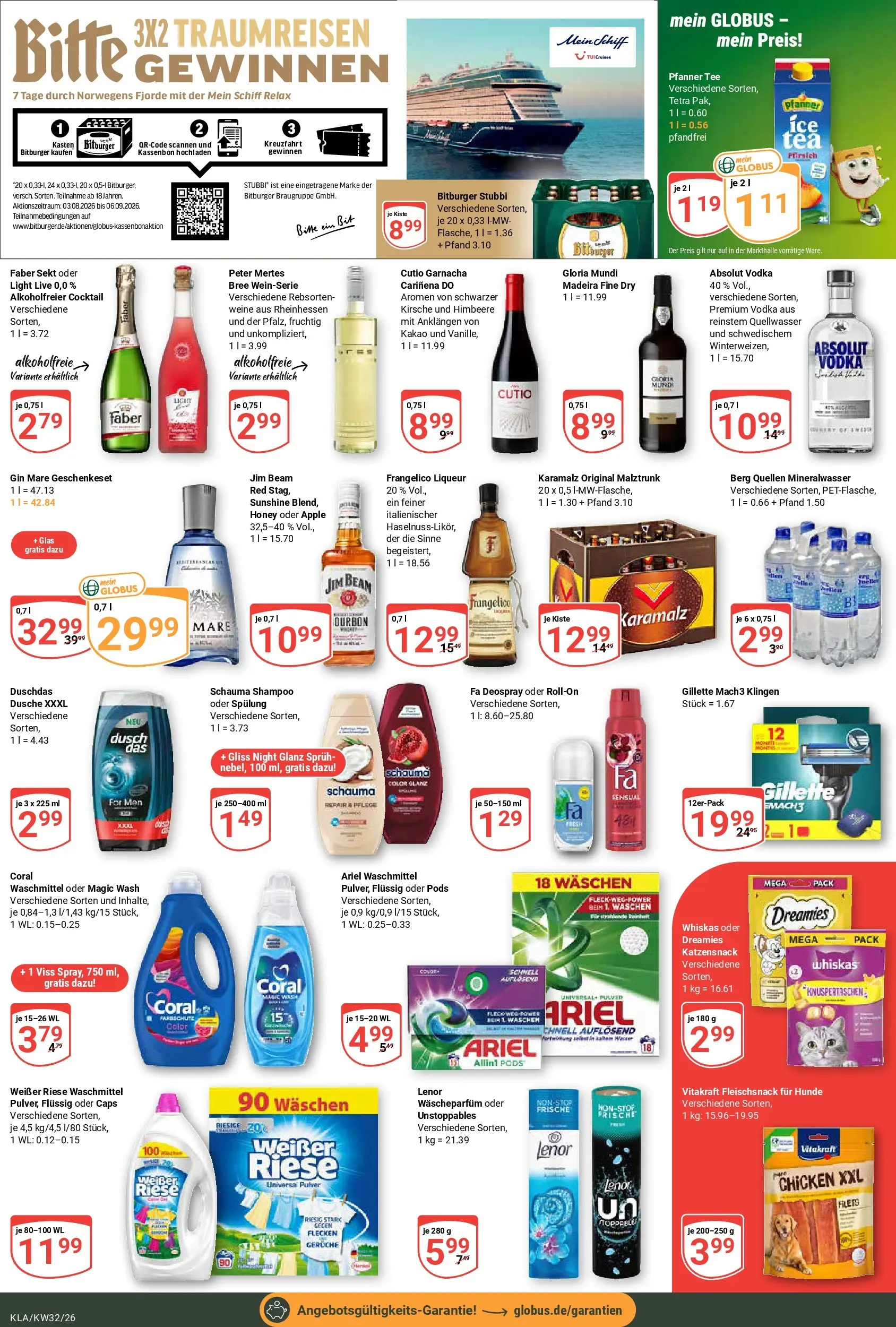 Globus Prospekt Kaiserslautern (ab 03.08.2026) » Angebote online | Seite: 7 | Produkte: Ariel, Spülung, Apple, Tee