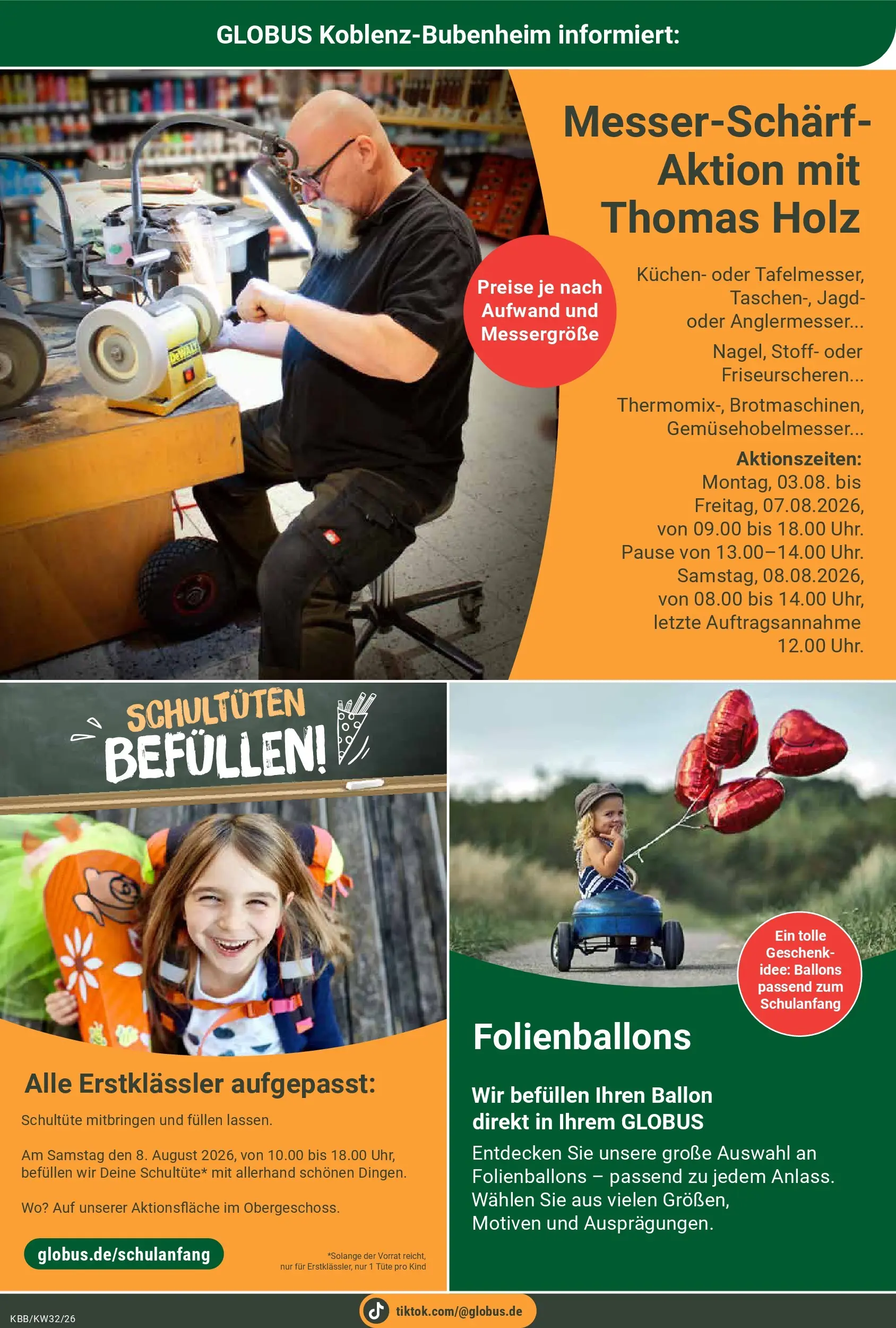Globus Prospekt Koblenz-Bubenheim (ab 03.08.2026) » Angebote online | Seite: 29 | Produkte: Kuchen