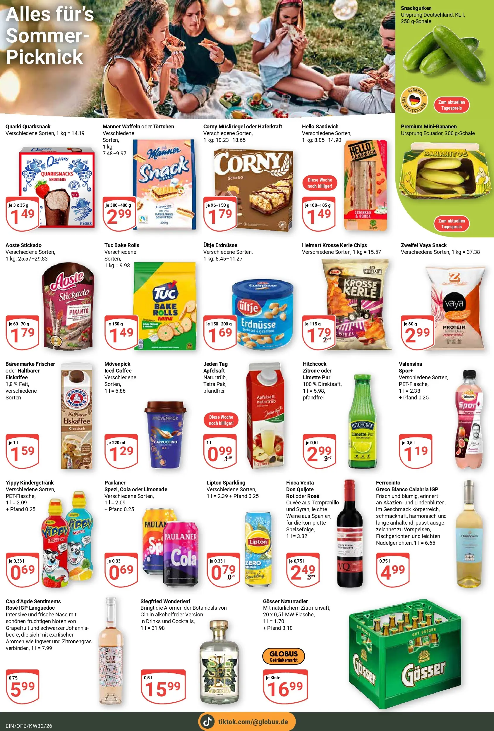 Globus Prospekt Homburg-Einöd (ab 03.08.2026) » Angebote online | Seite: 27 | Produkte: Apfelsaft, Zitrone, Limette, Paulaner