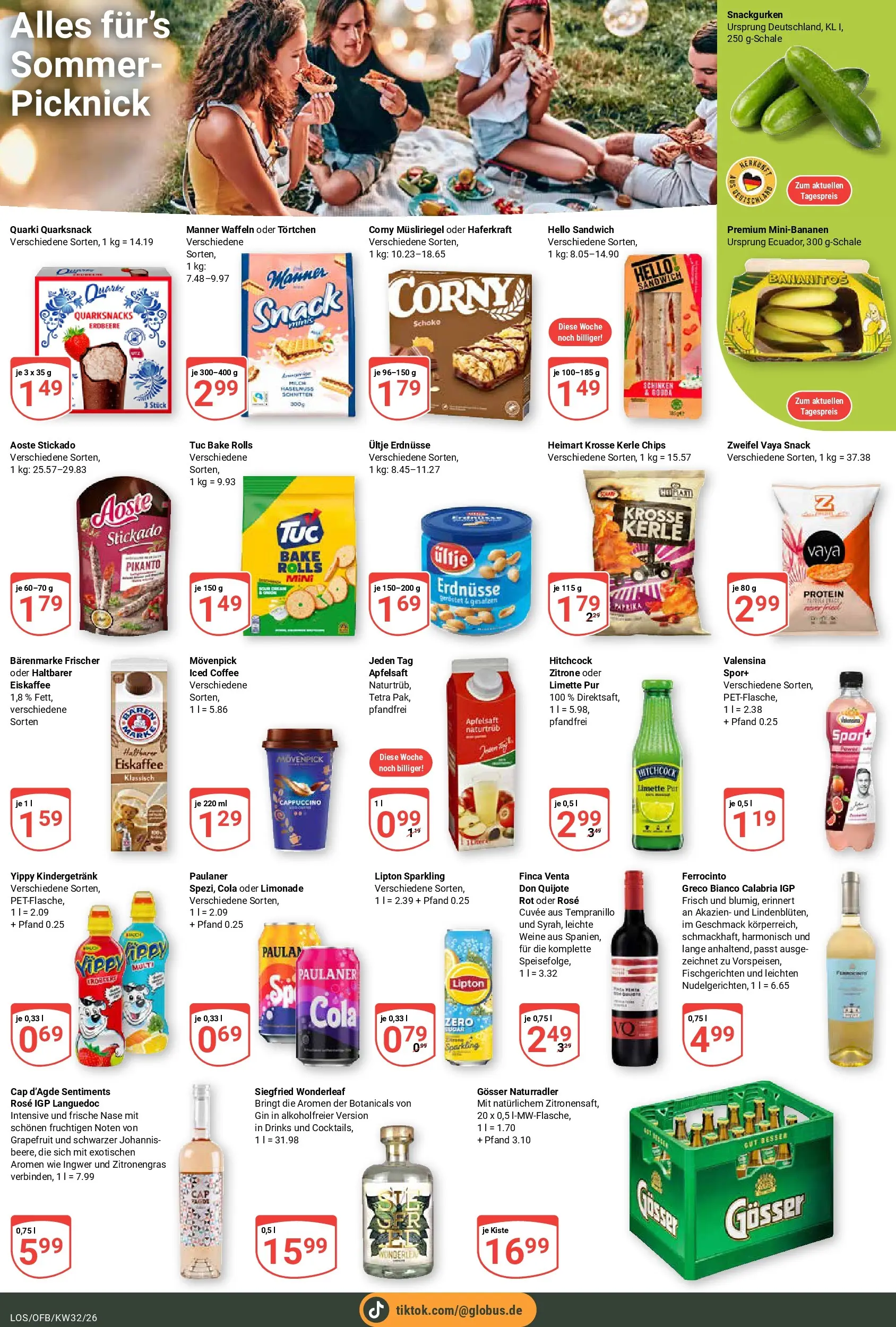 Globus Prospekt Losheim Am See (ab 03.08.2026) » Angebote online | Seite: 21 | Produkte: Ultje erdnusse, Zitronengras, Limette, Chips