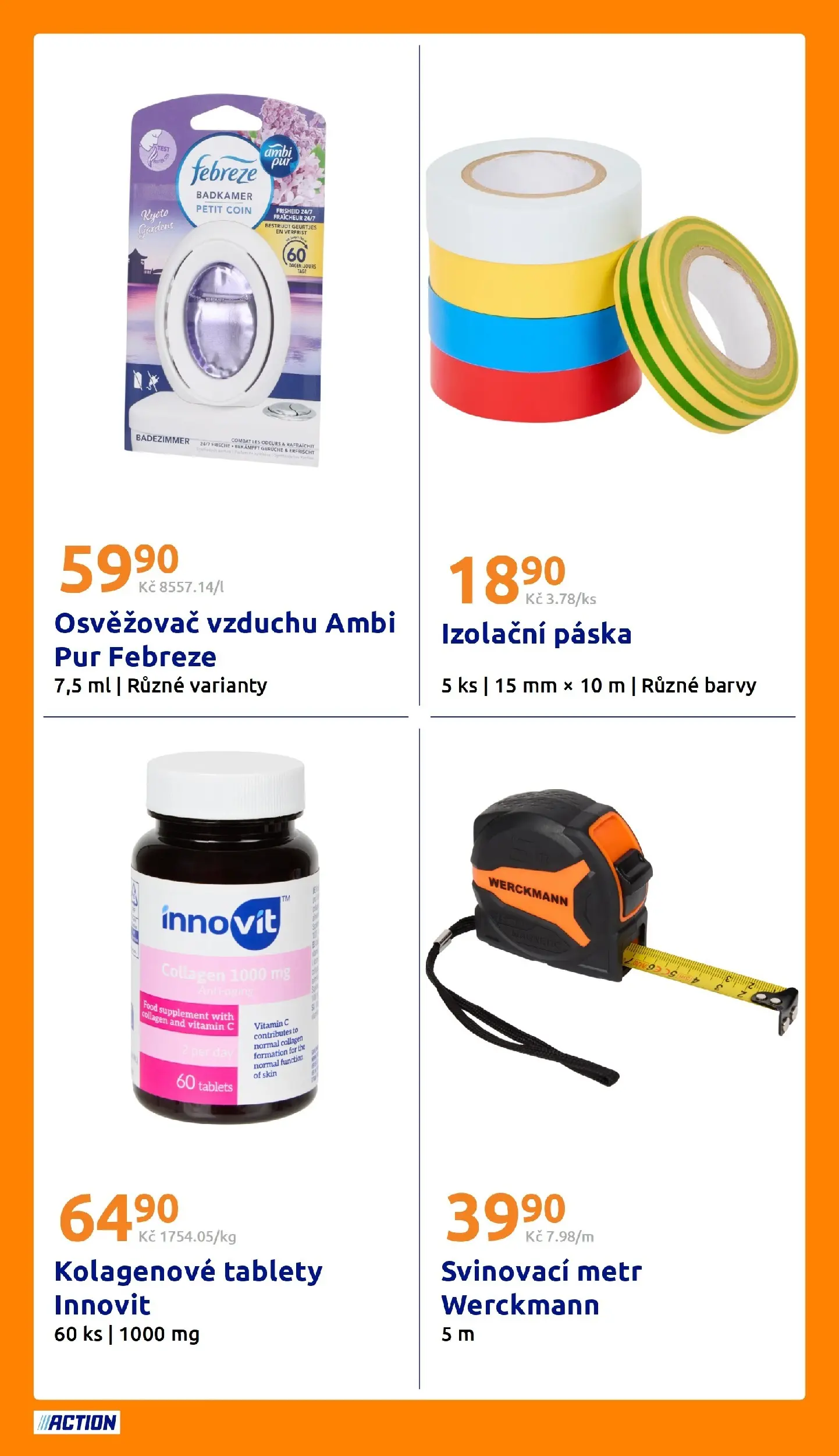 Action leták od 29.07.2026 - Akční leták online | Strana: 24 | Produkty: Vitamin c, Osvěžovač vzduchu, Barvy