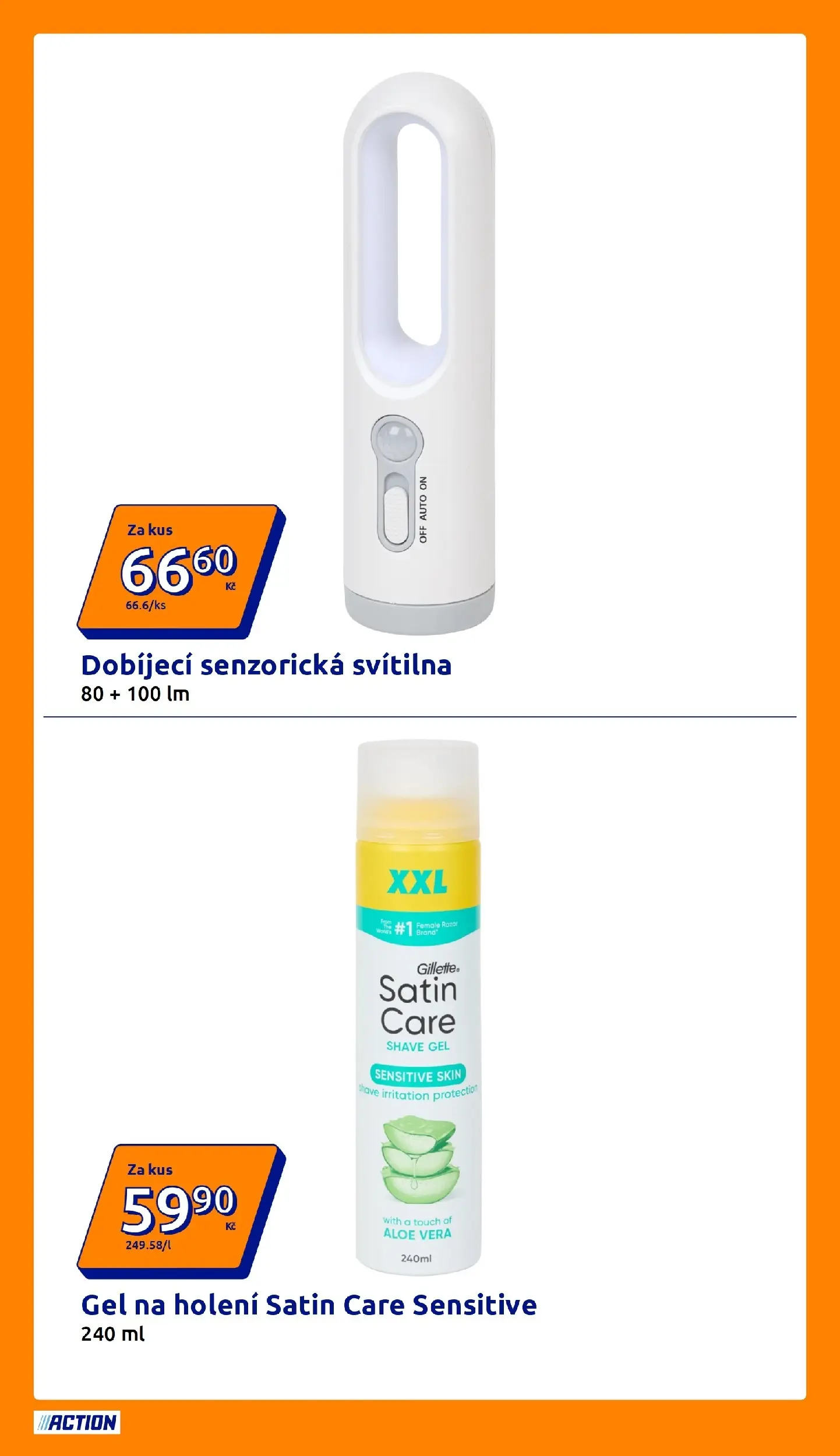 Action leták od 29.07.2026 - Akční leták online | Strana: 25 | Produkty: Gel na holení, Aloe vera, Svítilna