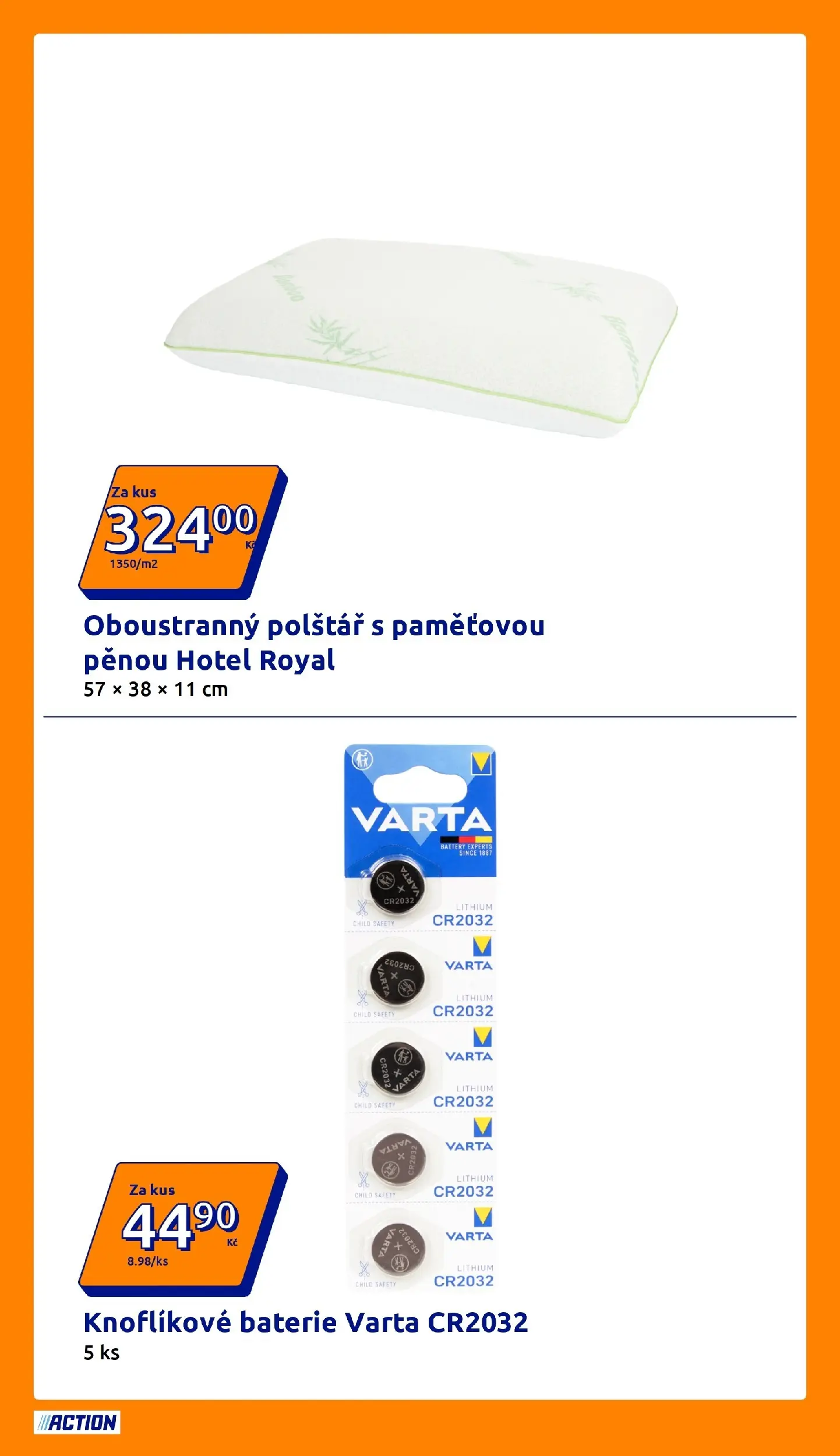 Action leták od 29.07.2026 - Akční leták online | Strana: 27 | Produkty: Polštář, Baterie