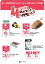 Promocash 4 jours march&eacute; gagnant - au 01.08.2026